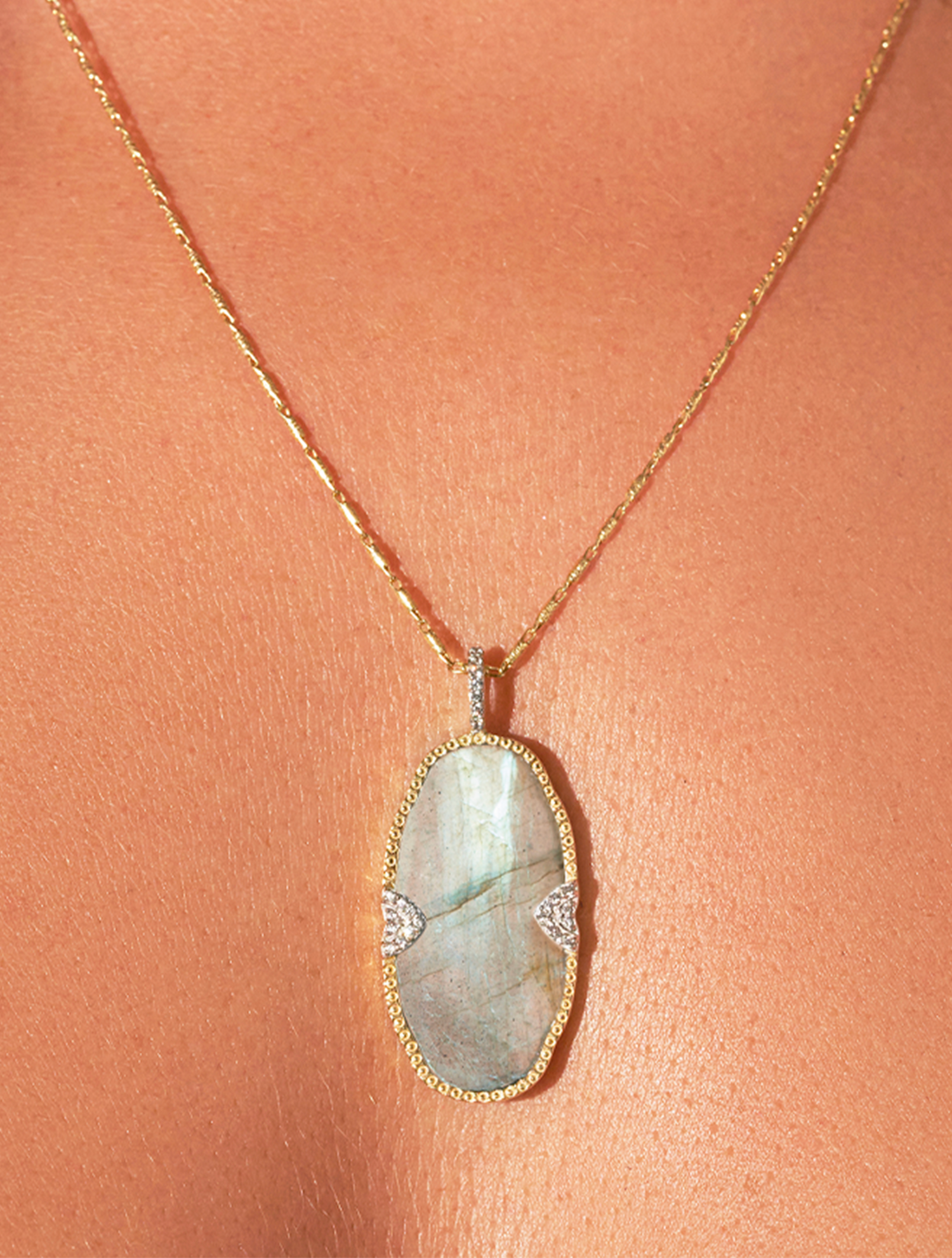 Sautoir Belize - Labradorite