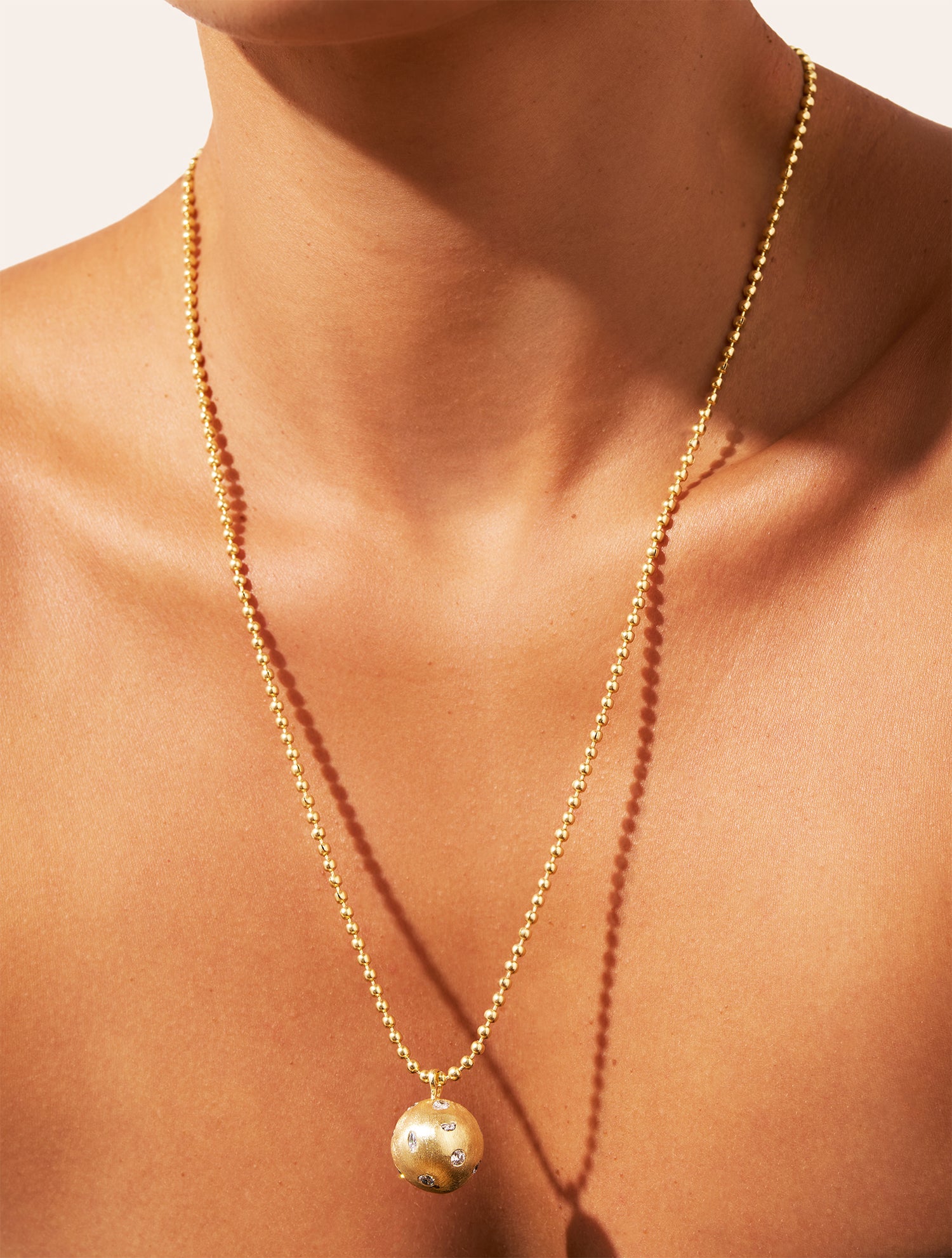 Sautoir Rivière - Zircons blancs