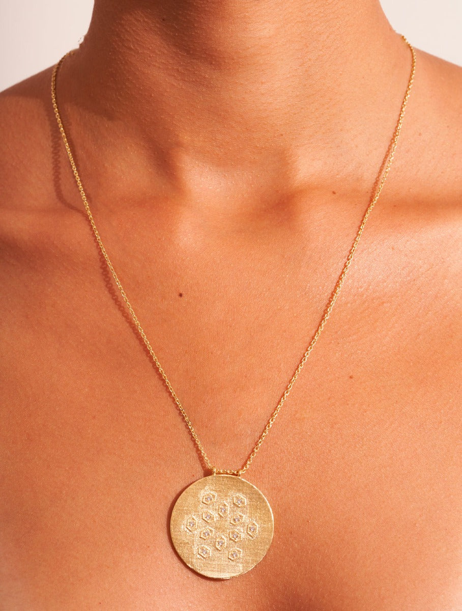 Sautoir Tara - Zircons Blancs