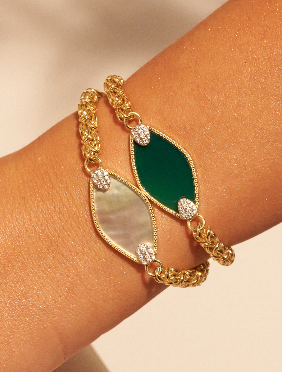 Bracelet Mayan - Nacre