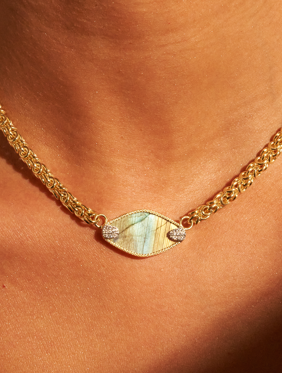 Mayan Necklace - Labradorite