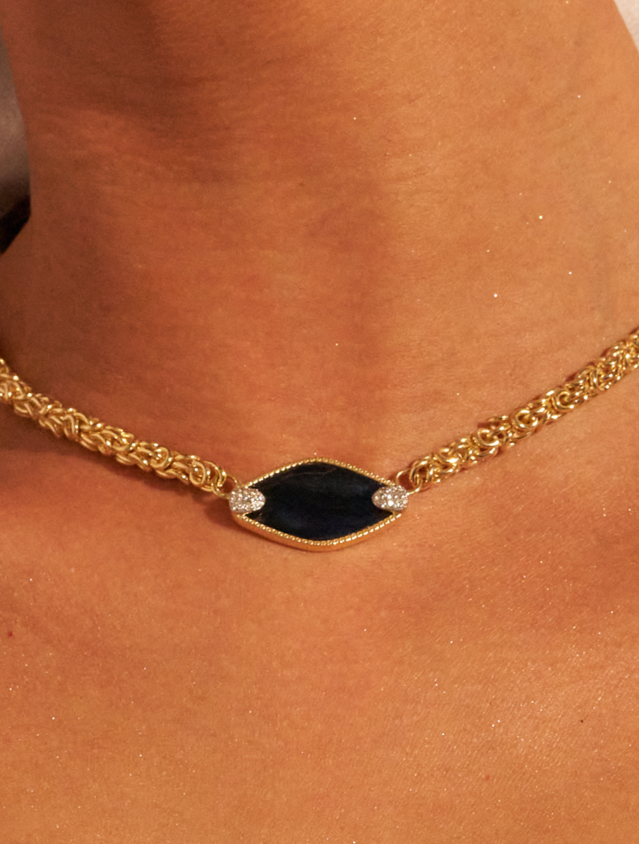 Collier Mayan - Onyx Texturé