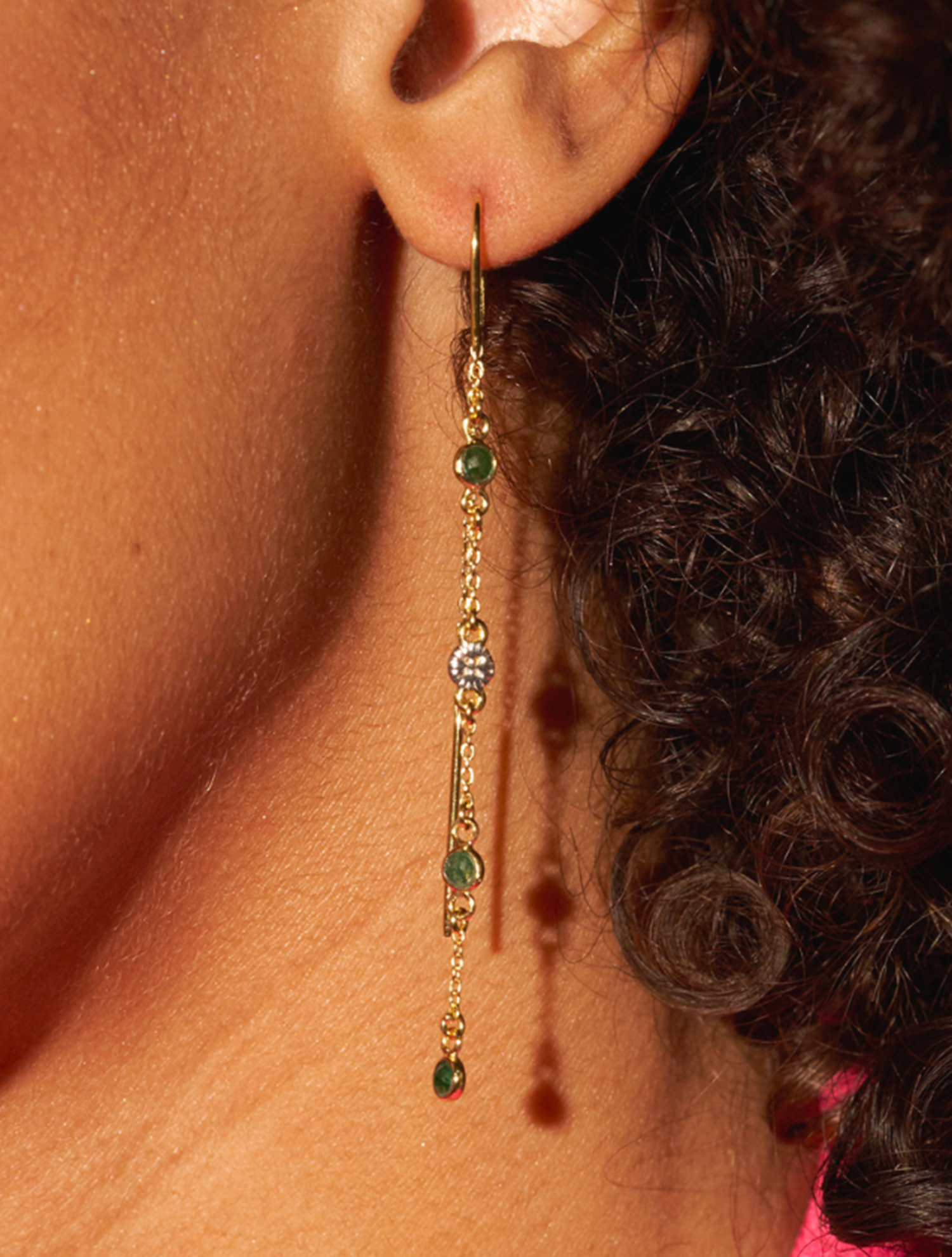Boucles d'oreilles Sitara - Aventurine