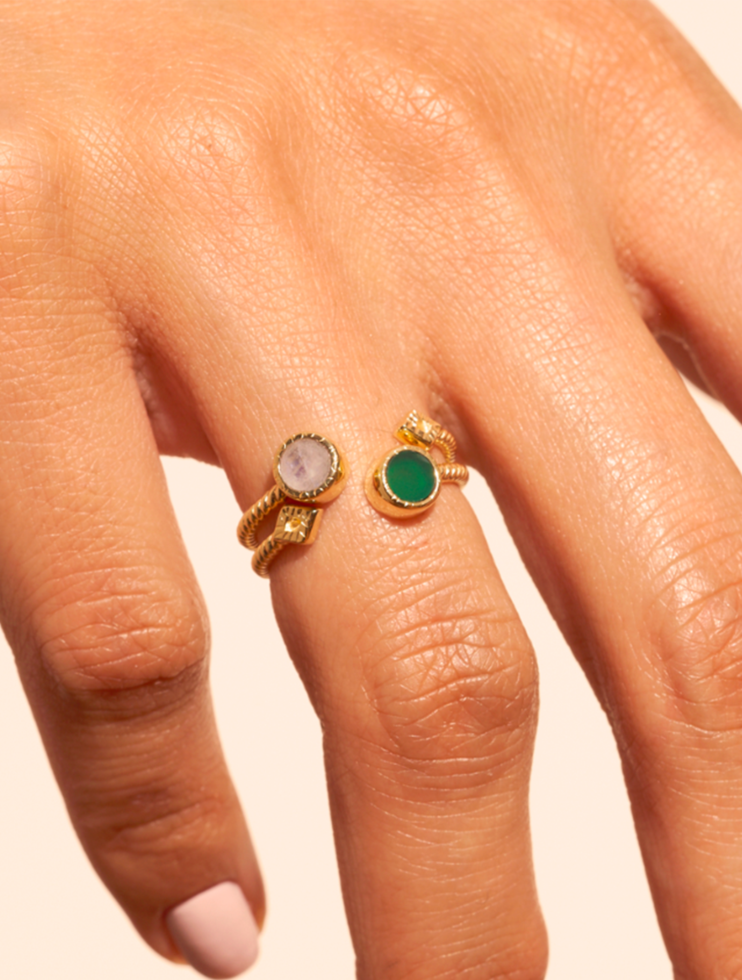 Bague Livy - Onyx Vert