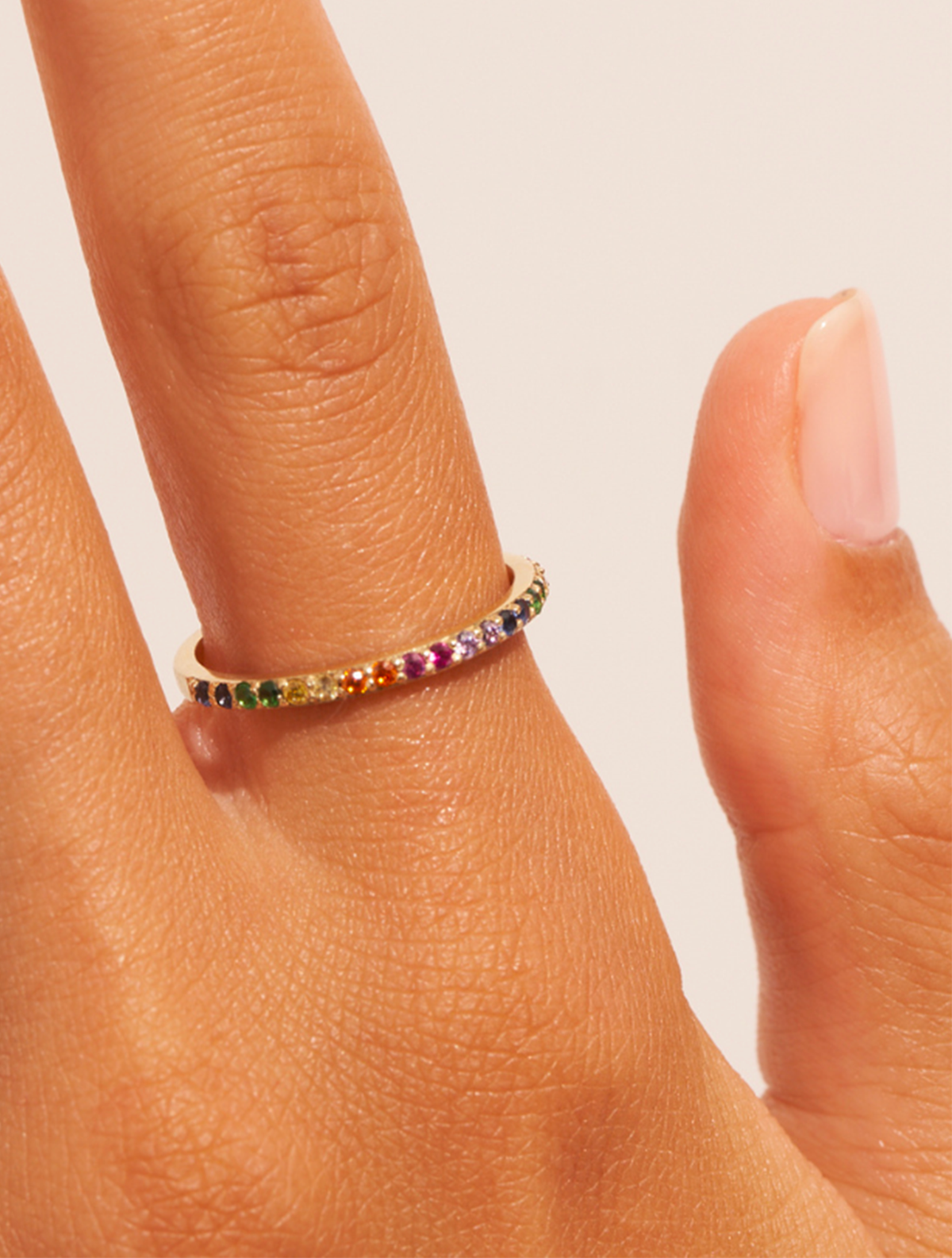 Bague Rheya - Zircons multicolors