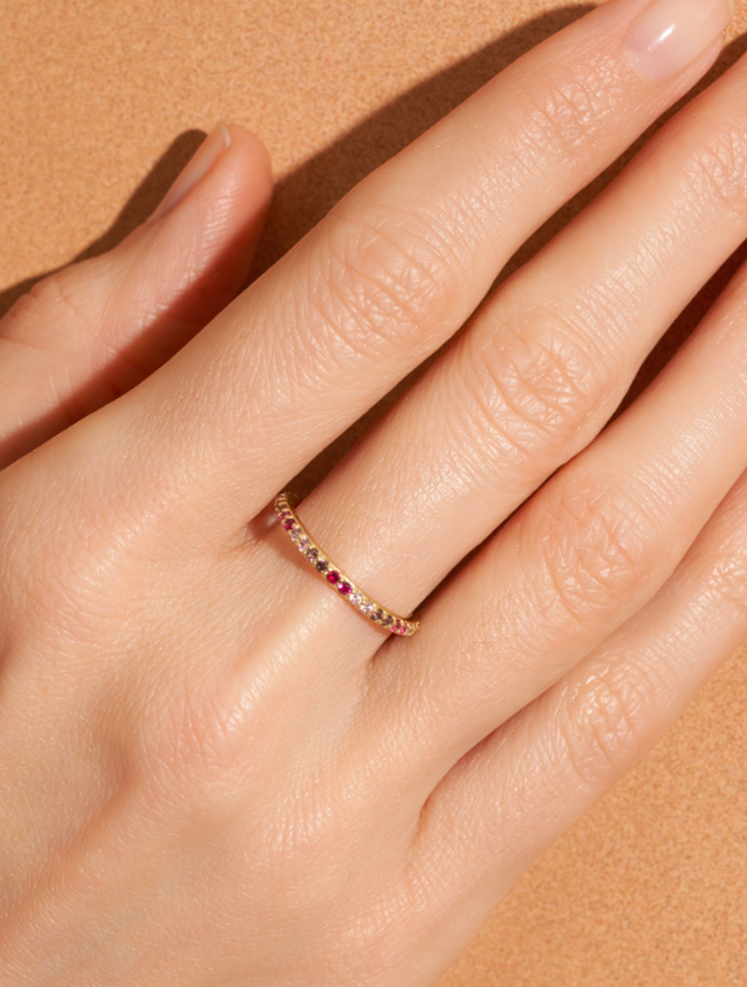 Bague Rheya - Zircons Roses