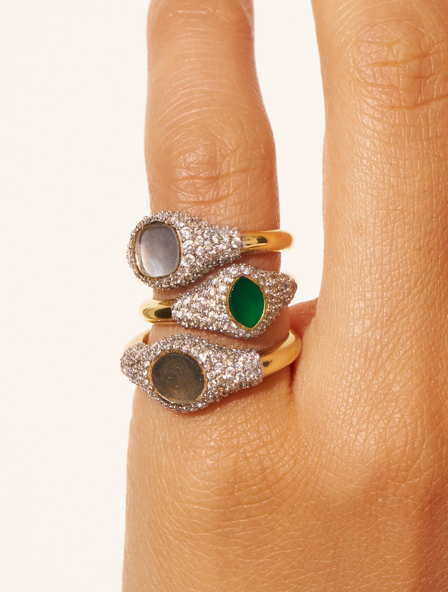 Gigi Ring - Green Onyx