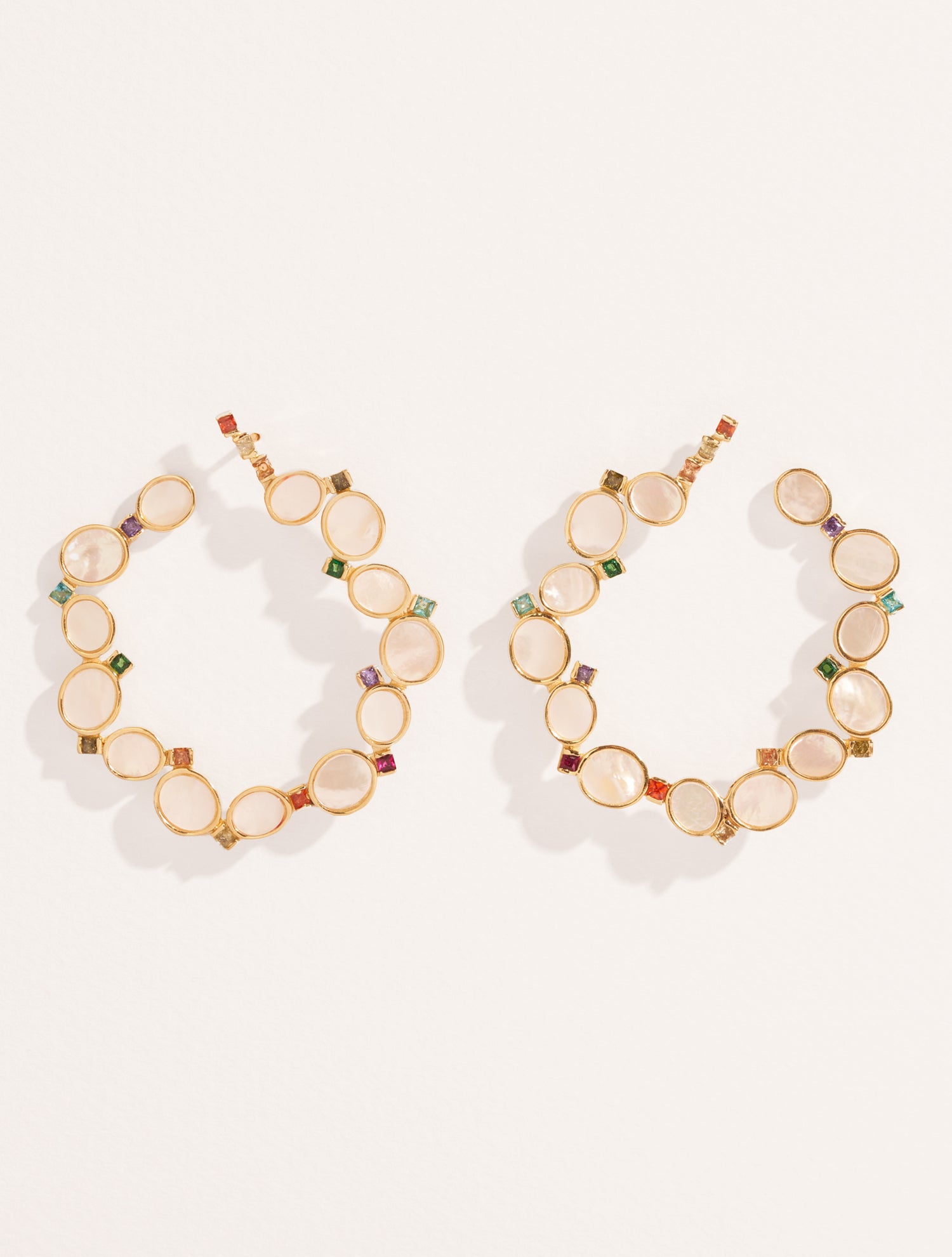 Boucles d'oreilles Héra - Nacre