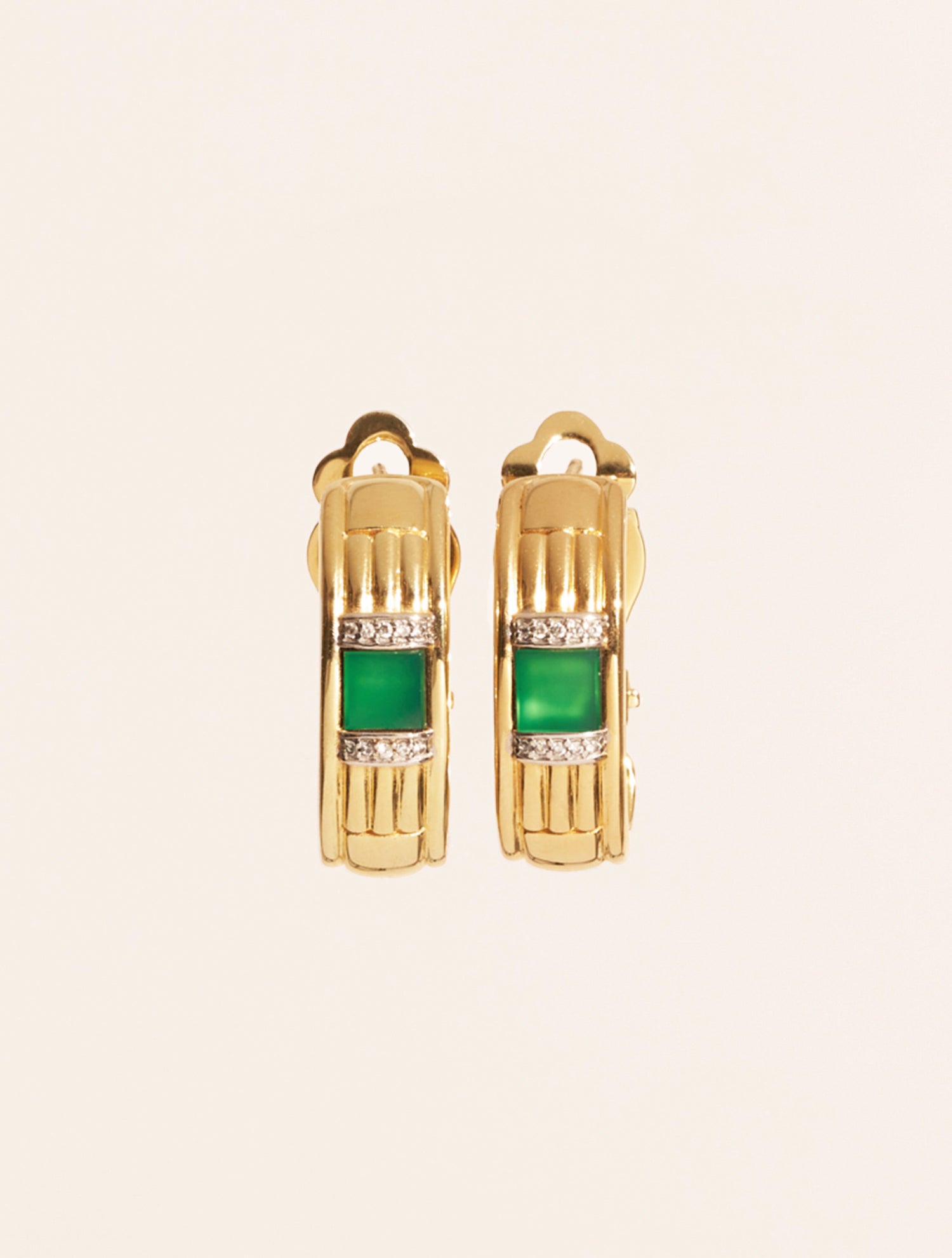 Boucles d'oreilles Amenza - Onyx Vert