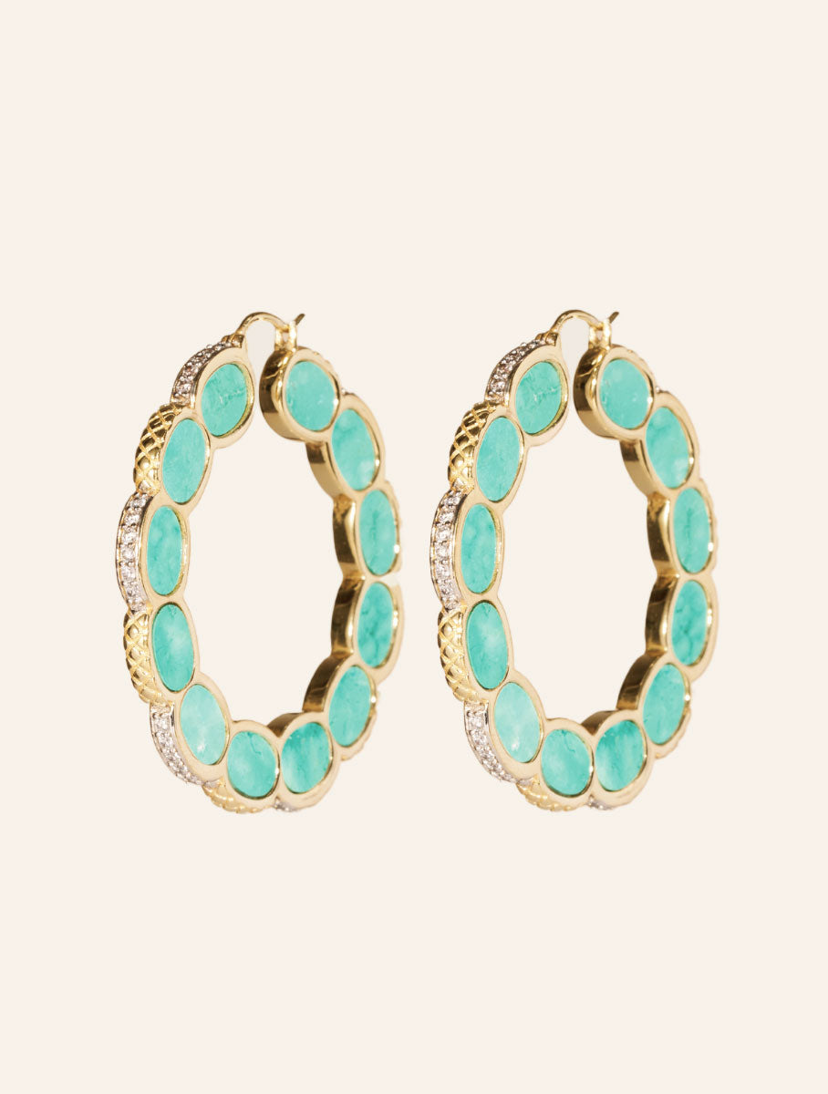Amara Earrings - Turquoise