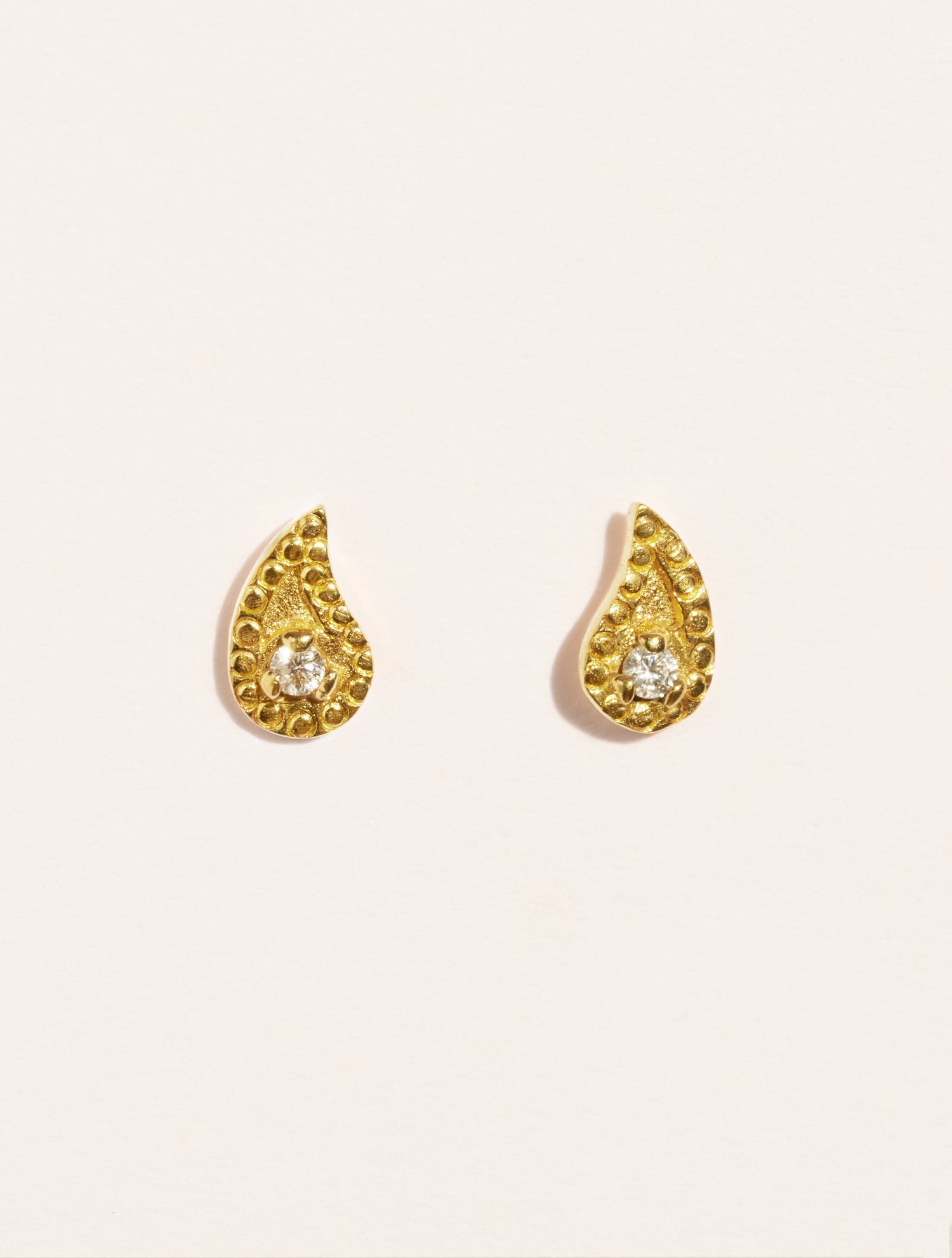 Livna Earrings - White Zircons