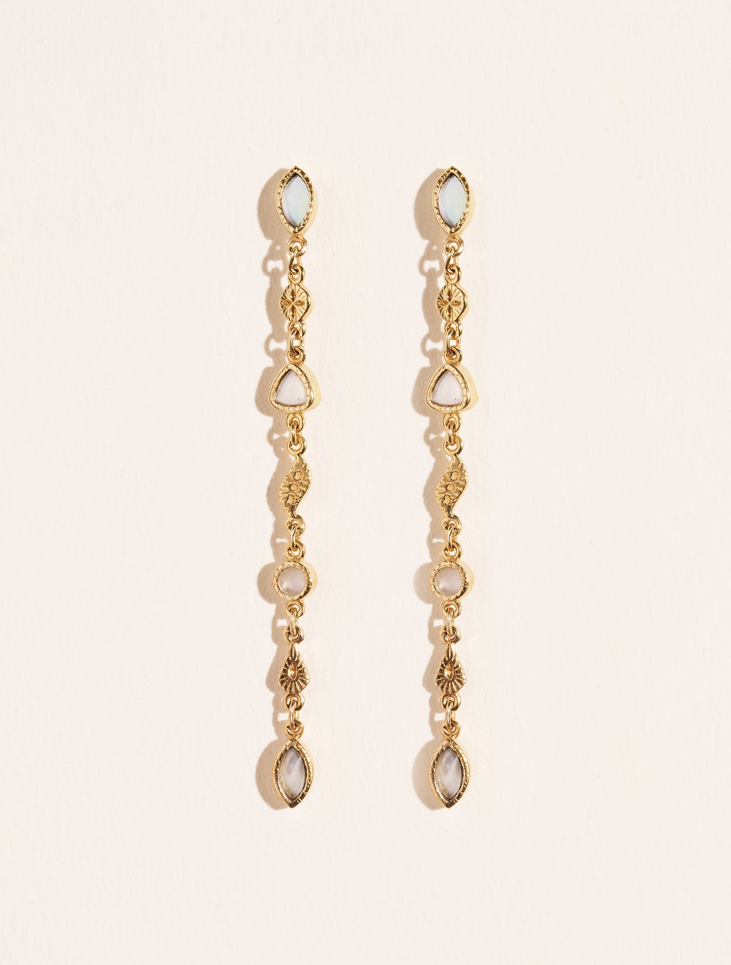 Boucles d'oreilles Macha - Nacre