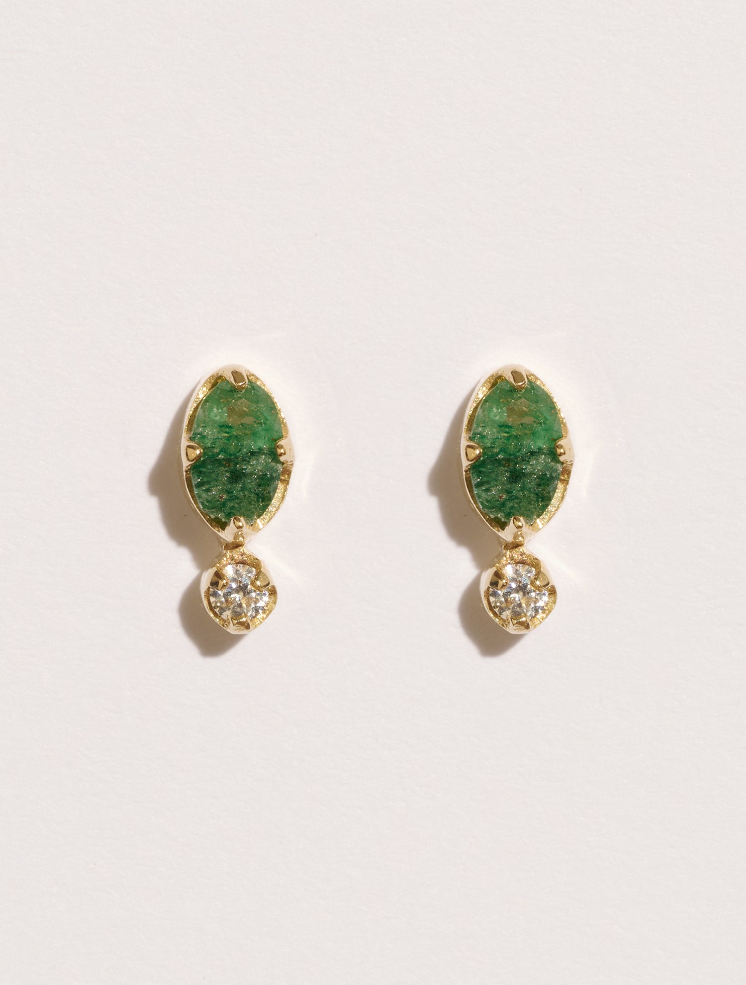 Boucles d'oreilles Mani - Aventurine