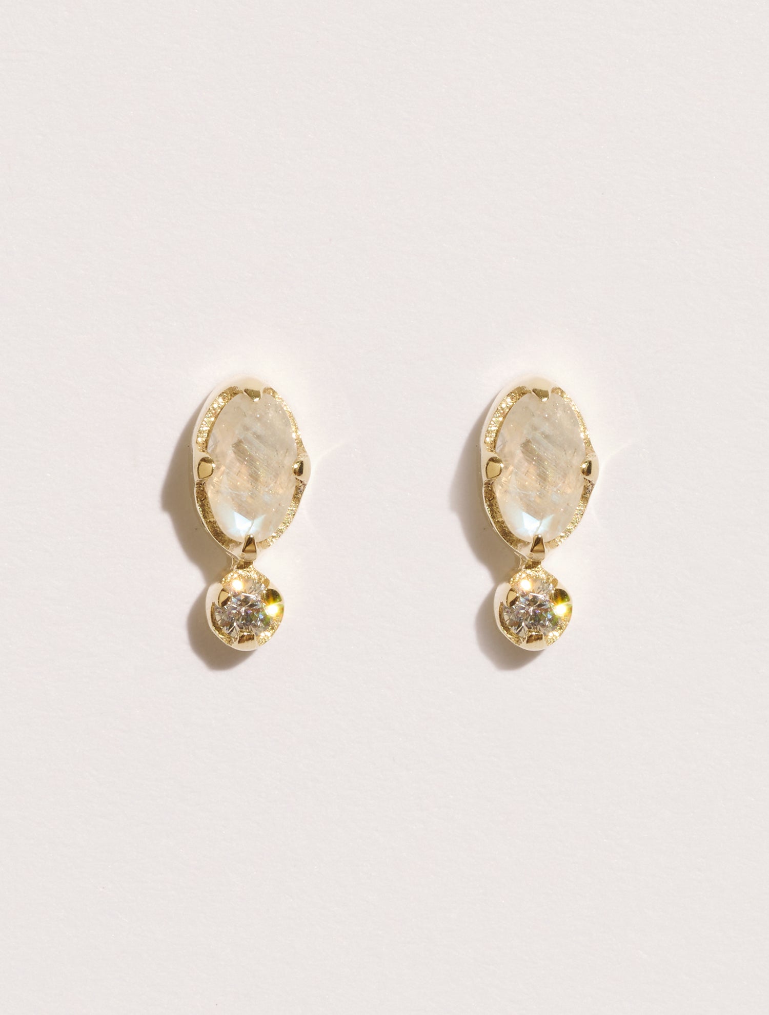 Boucles d'oreilles Mani - Pierre de Lune