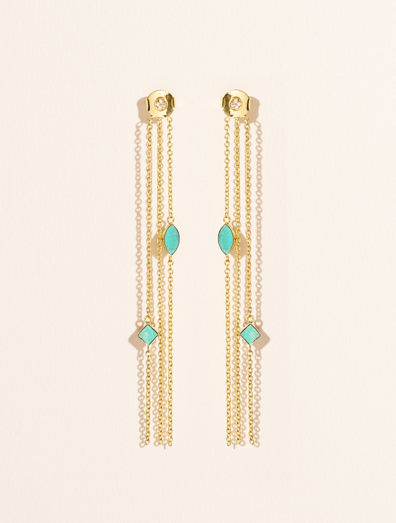 Boucles d'oreilles Shayan - Turquoise
