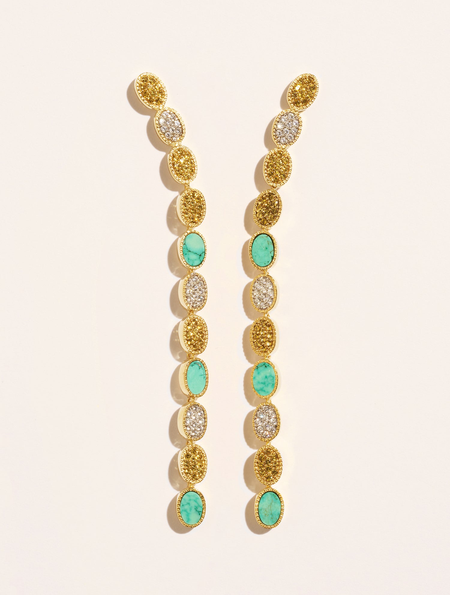 Boucles d'oreilles Sinaï - Turquoise