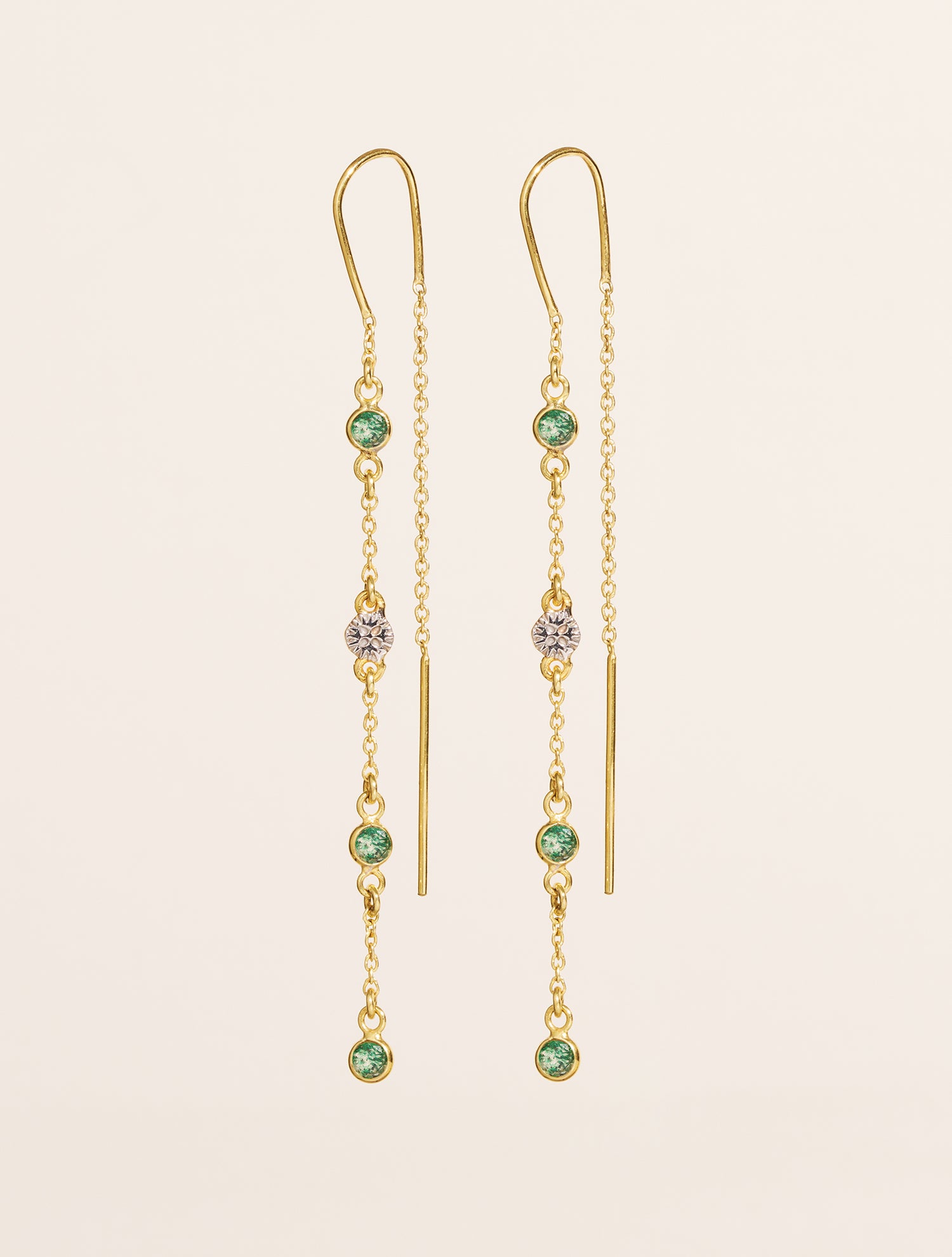 Boucles d'oreilles Sitara - Aventurine