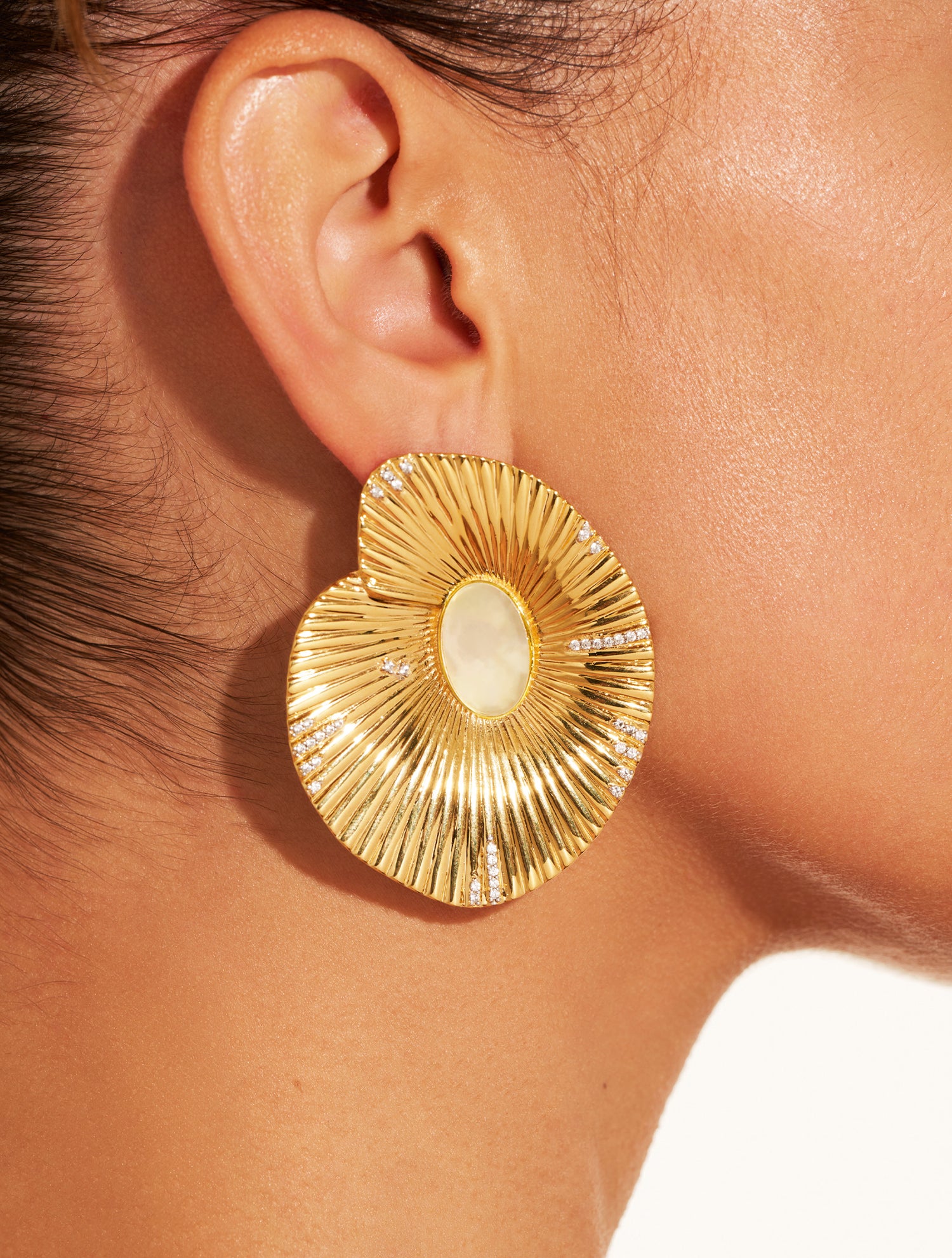 Boucles d'oreilles coquillage - Nacre