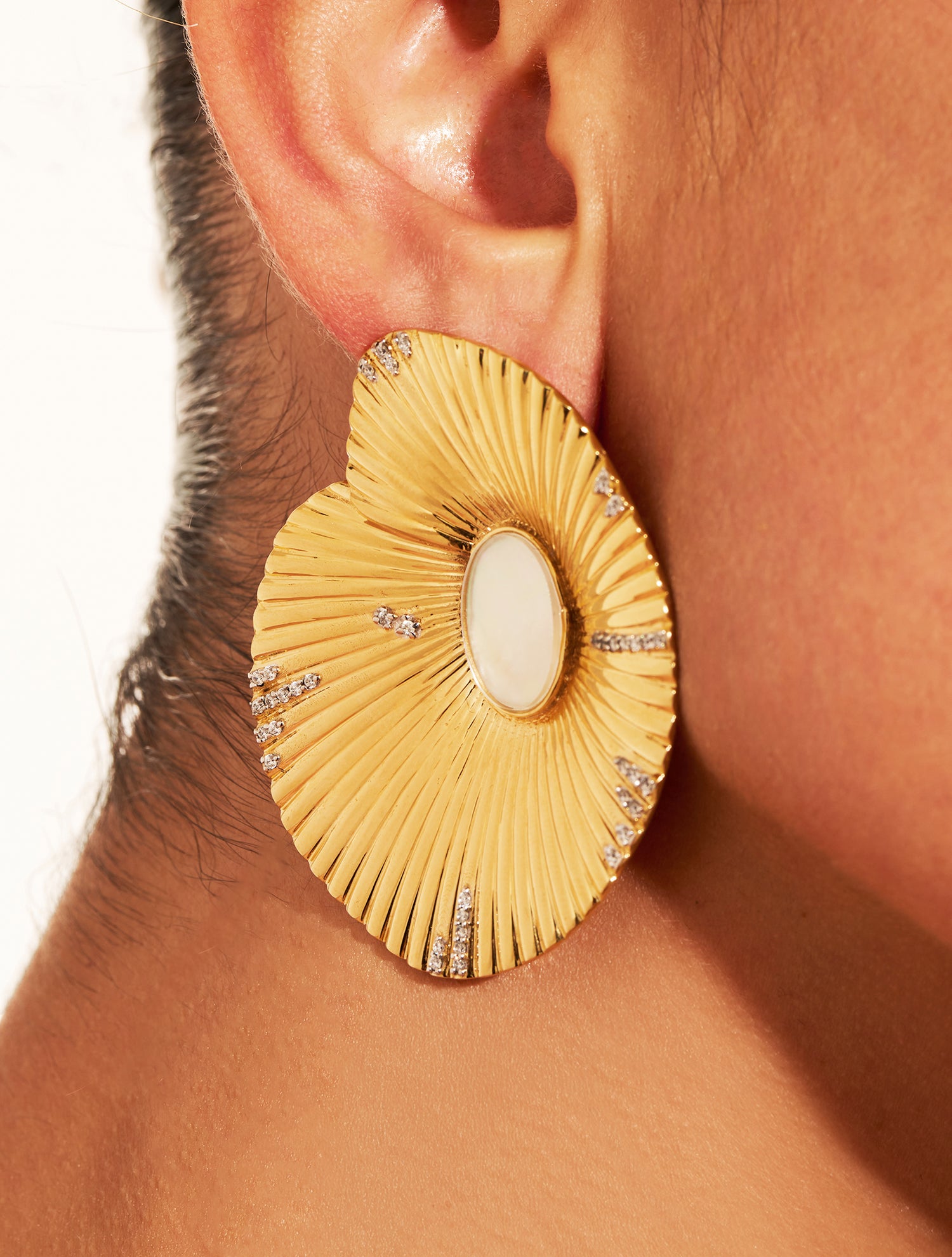 Boucles d'oreilles coquillage - Nacre