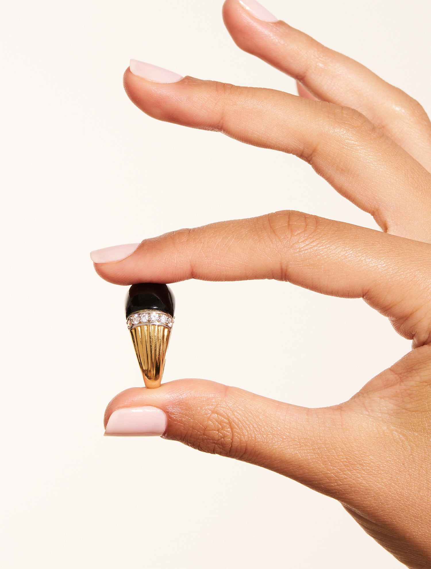 Amenza Ring - Golden Obsidian