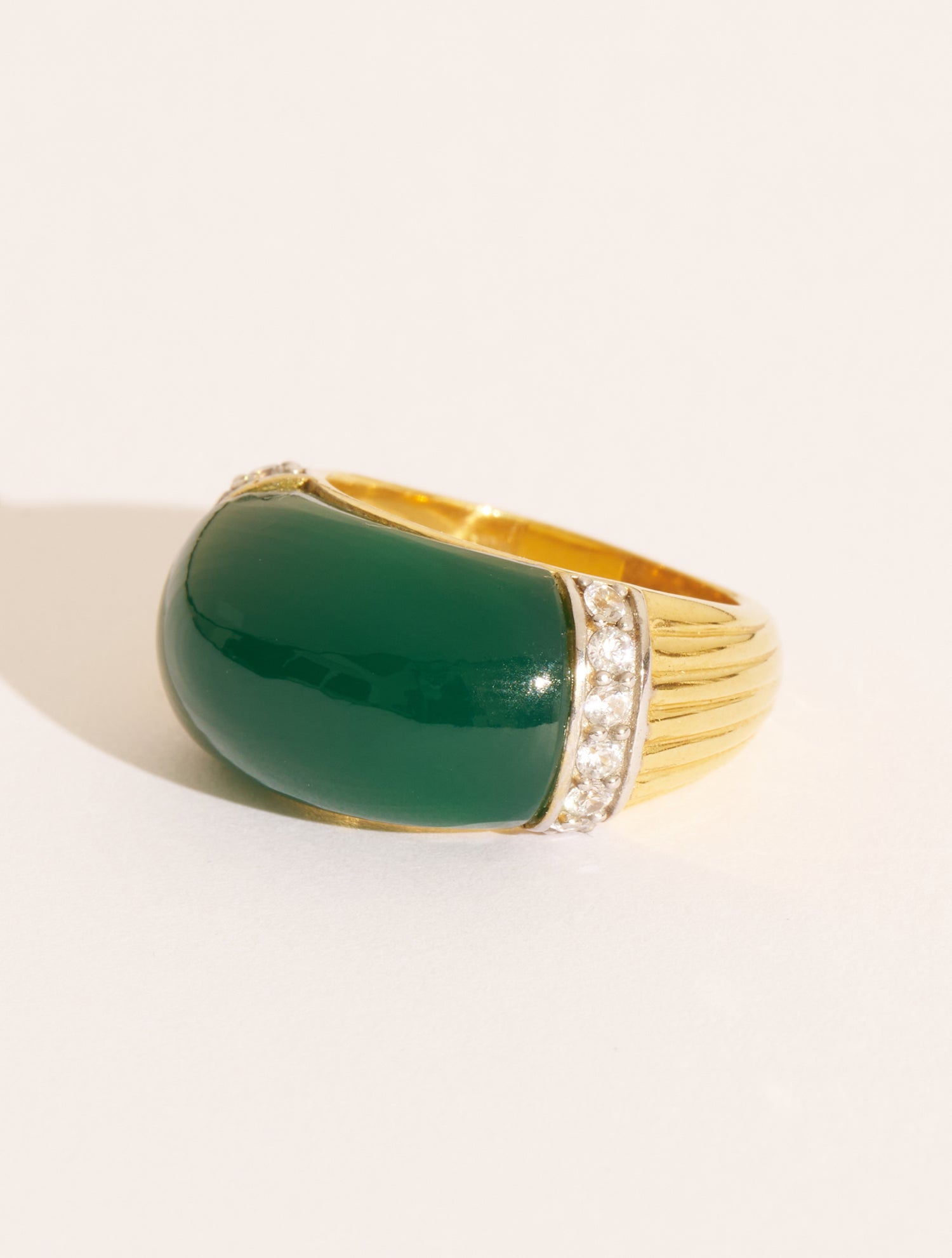 Bague Amenza - Onyx Vert