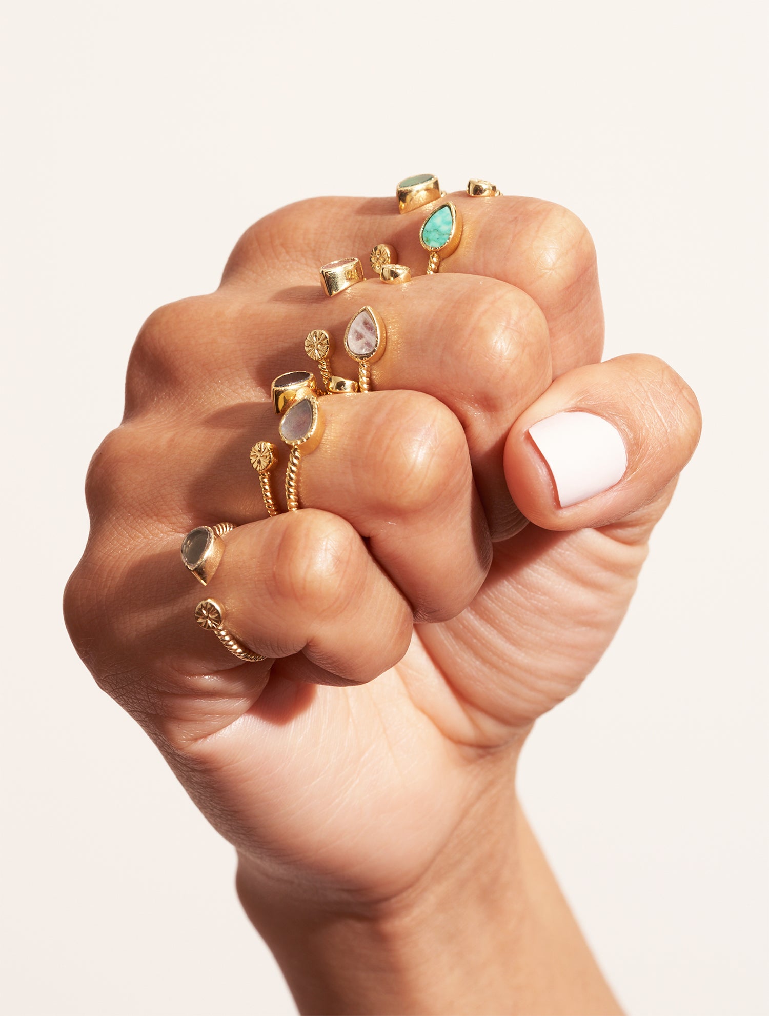 Bague Bali - Onyx Vert