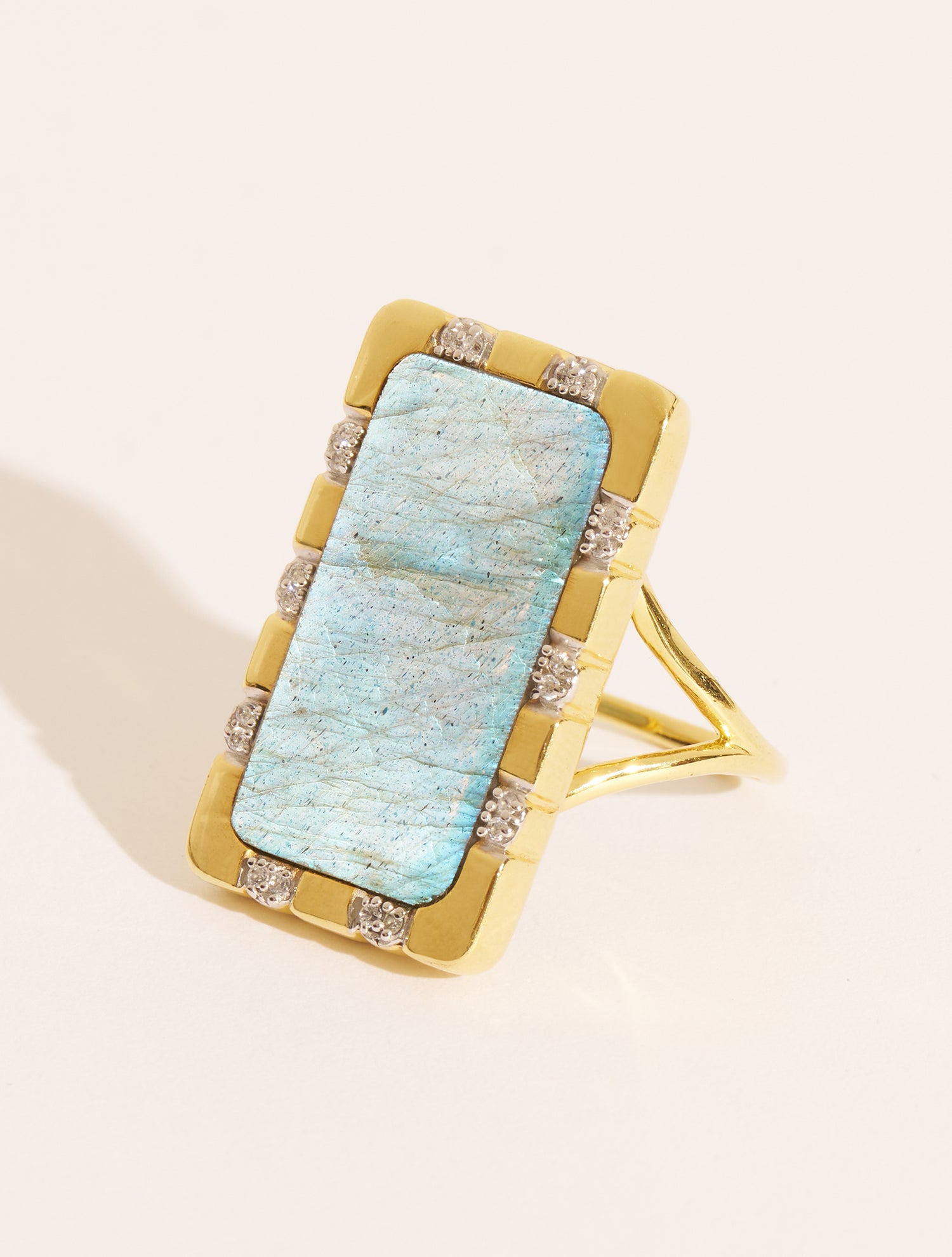 Bague Bianca - Labradorite