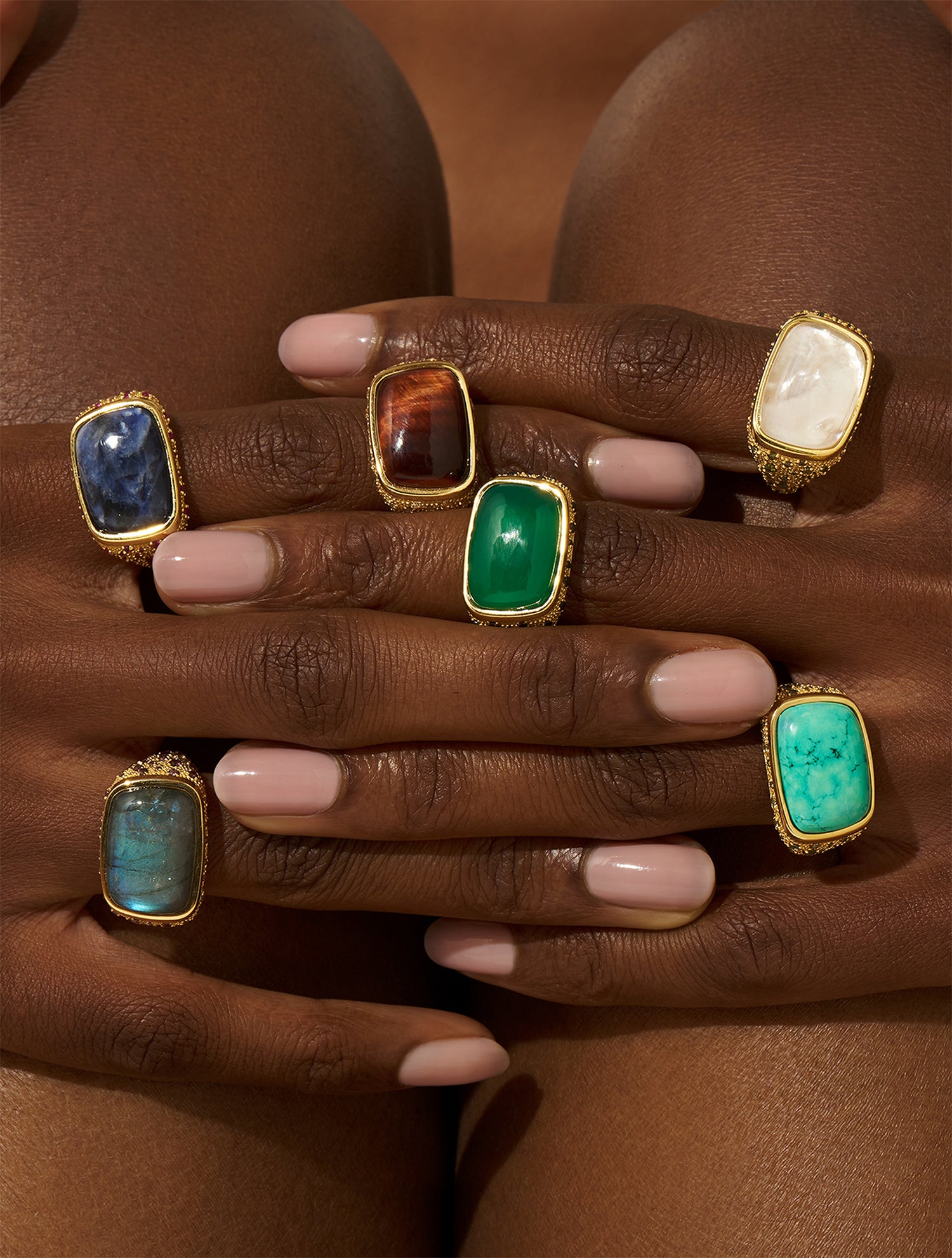 Bague Empreinte - Onyx Vert