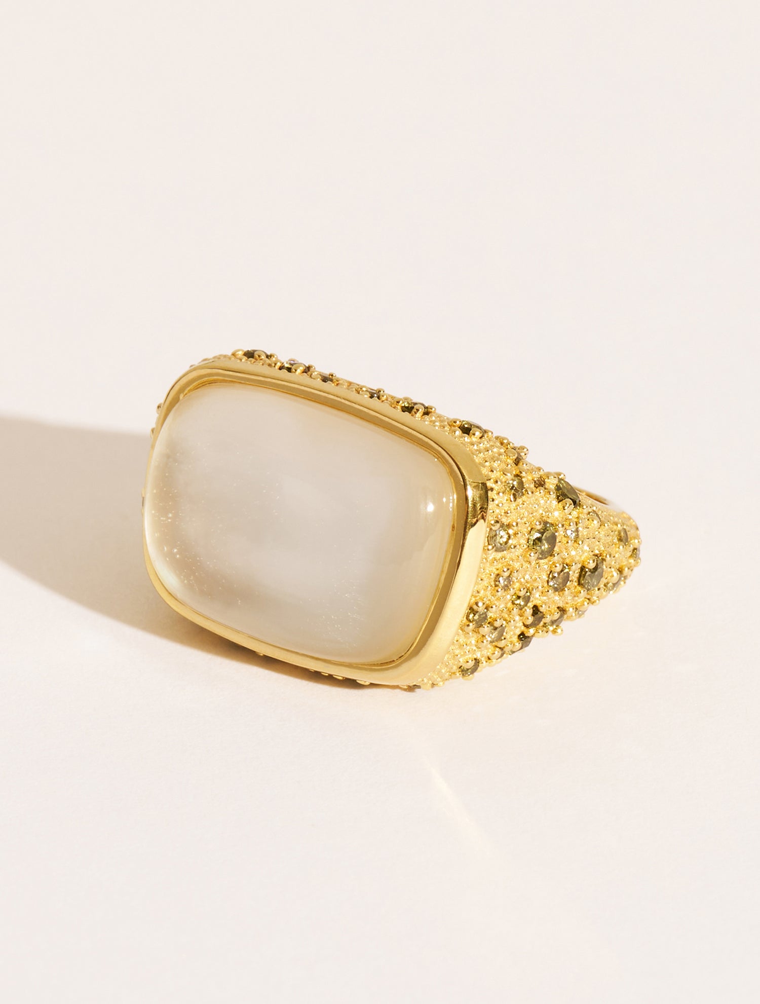 Bague Empreinte - Nacre