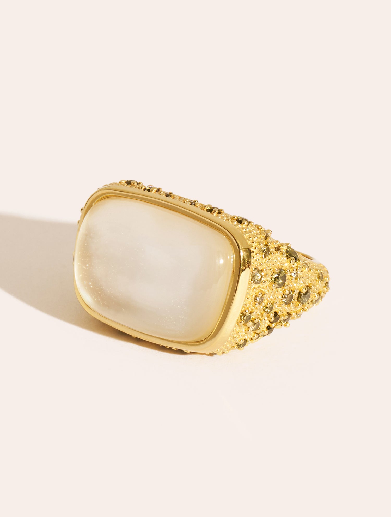 Bague Empreinte - Nacre