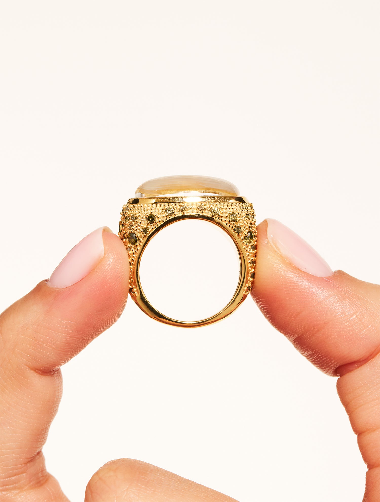 Bague Empreinte - Nacre