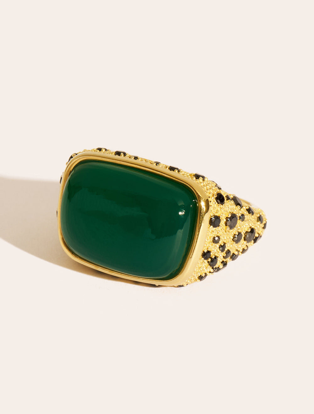 Bague Empreinte - Onyx Vert