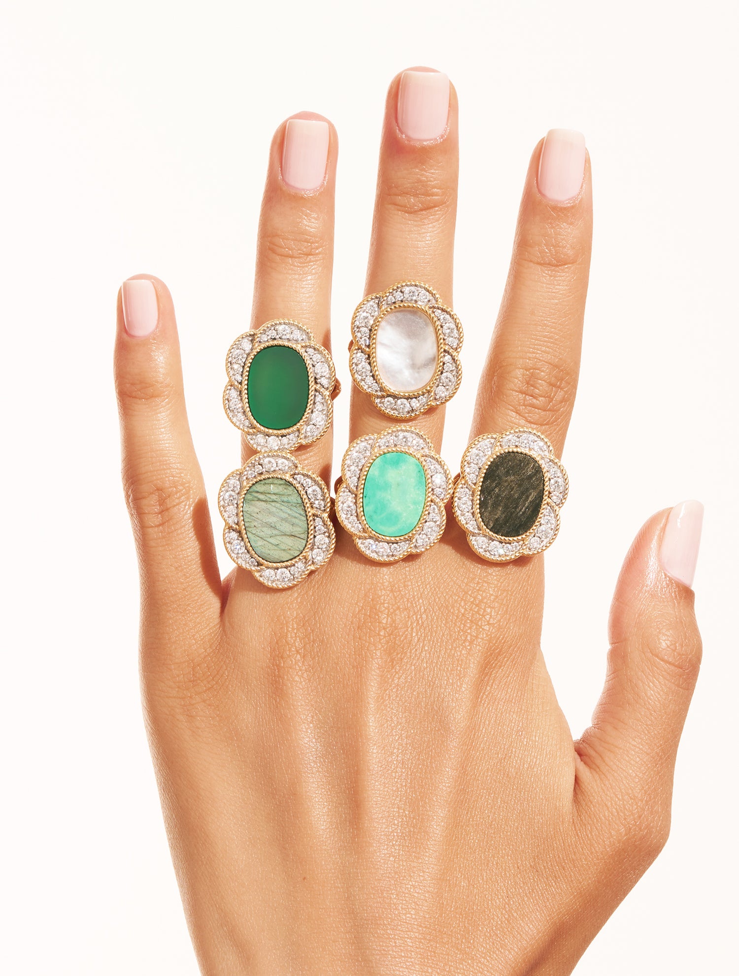 Bague Esmée - Onyx Vert