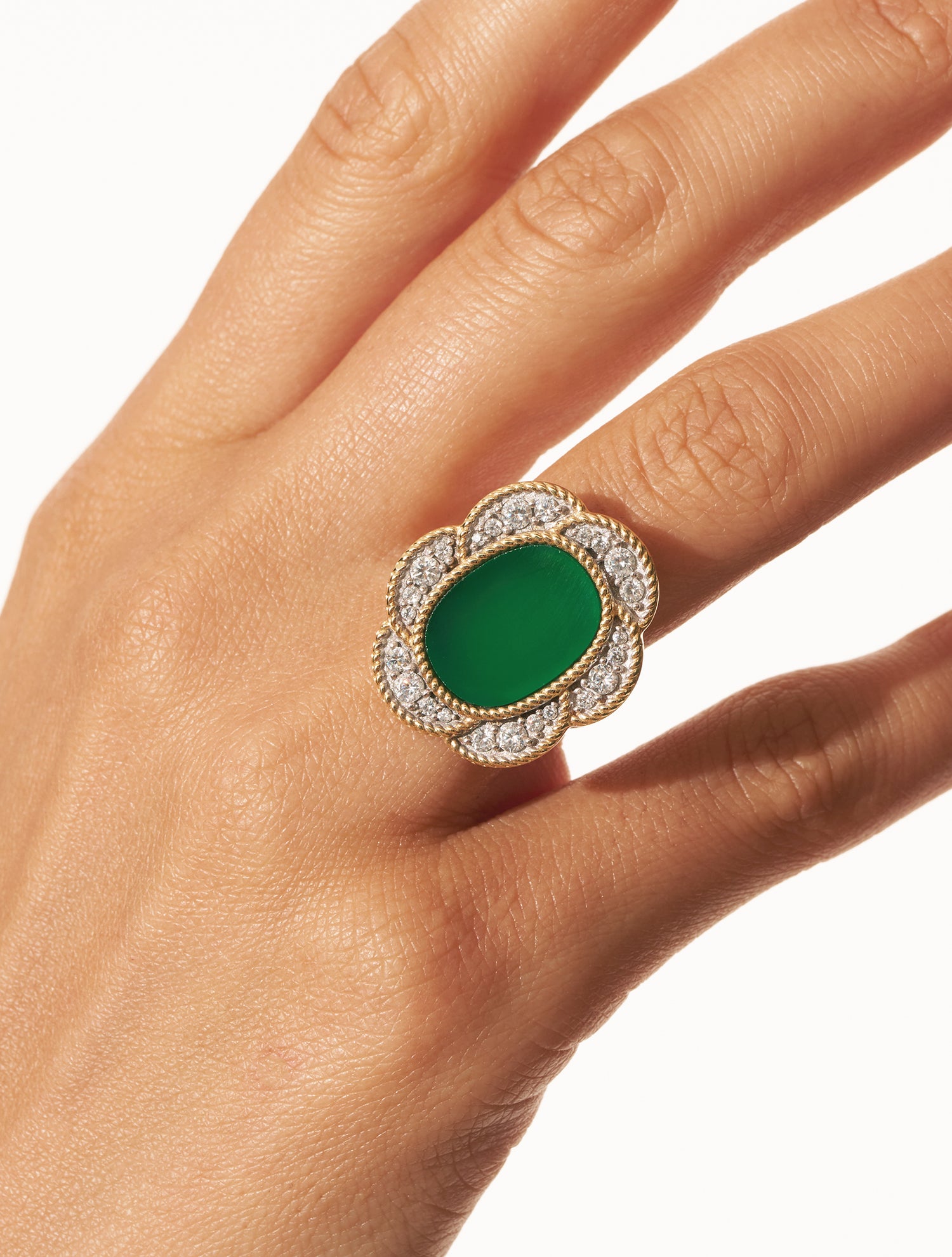 Bague Esmée - Onyx Vert