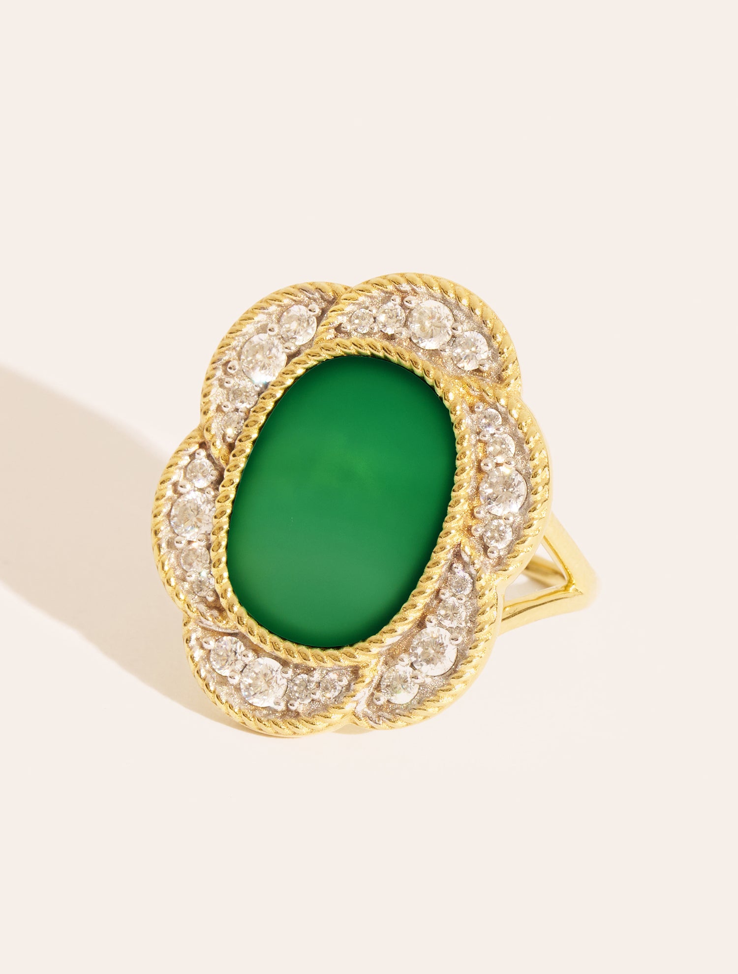 Esmée Ring - Green Onyx