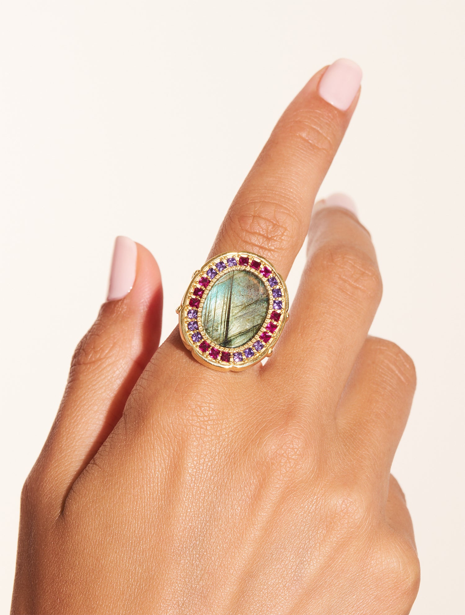 Bague Hera - Labradorite