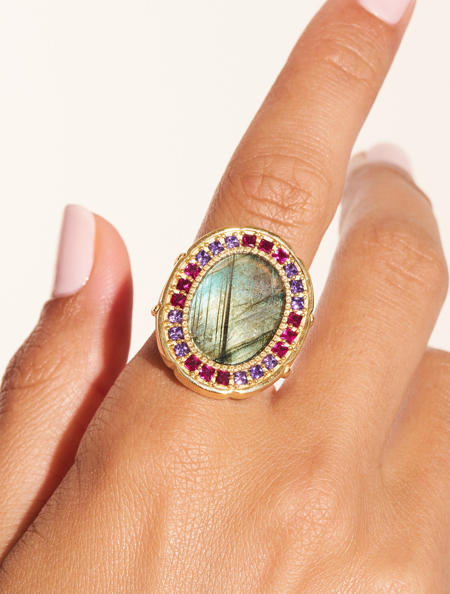 Bague Hera - Labradorite