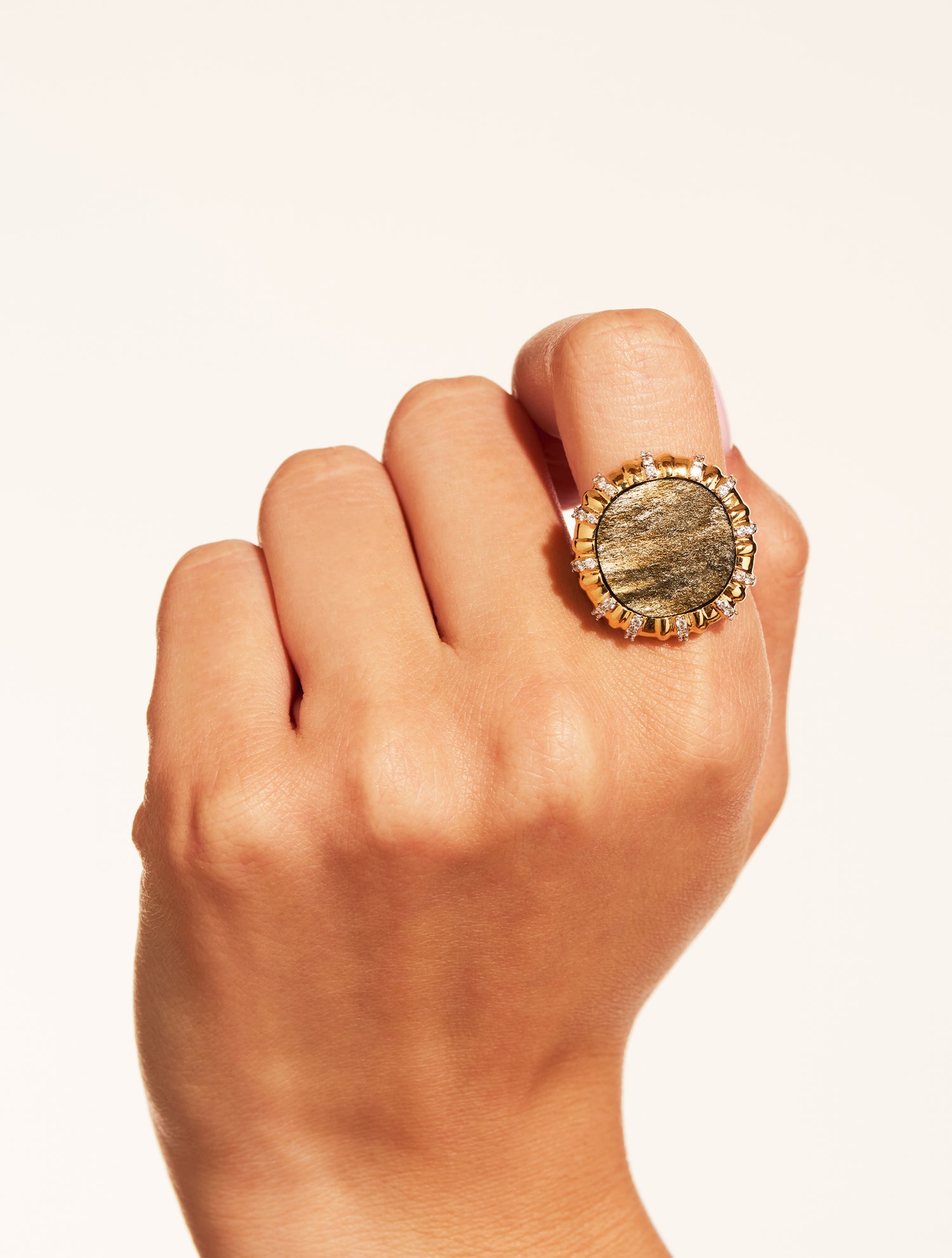 Heritage Ring - Golden Obsidian