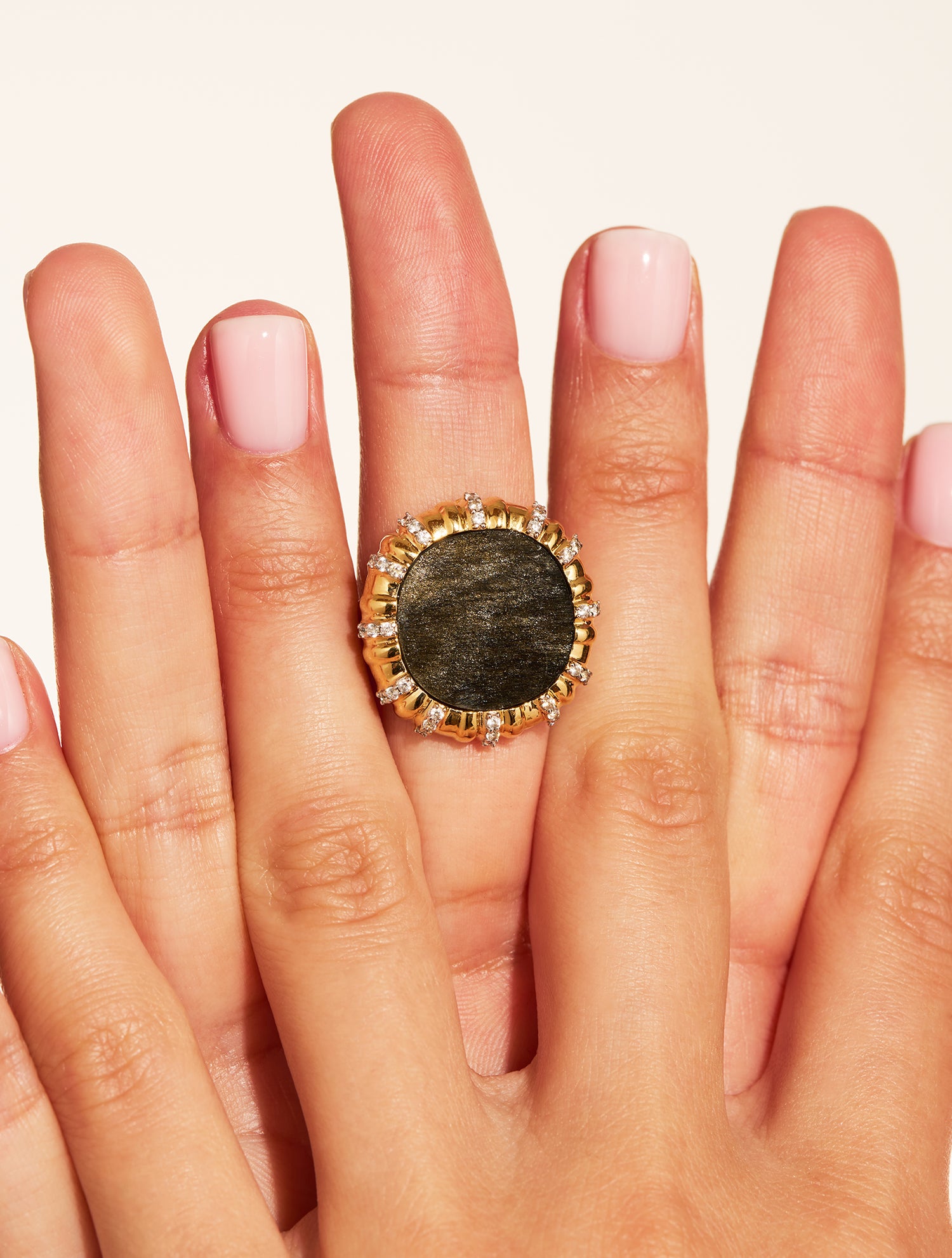 Heritage Ring - Golden Obsidian
