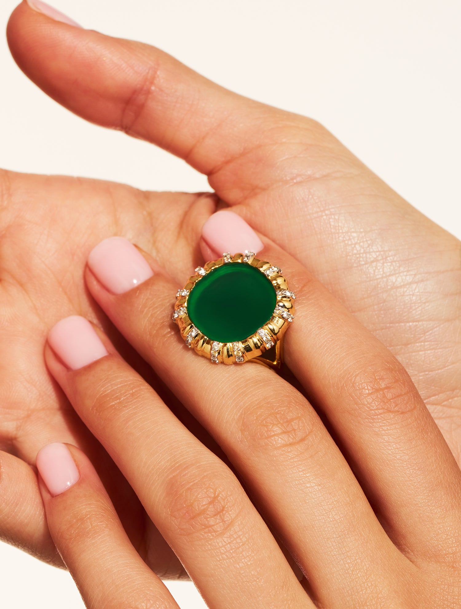 Heritage Ring - Green Onyx