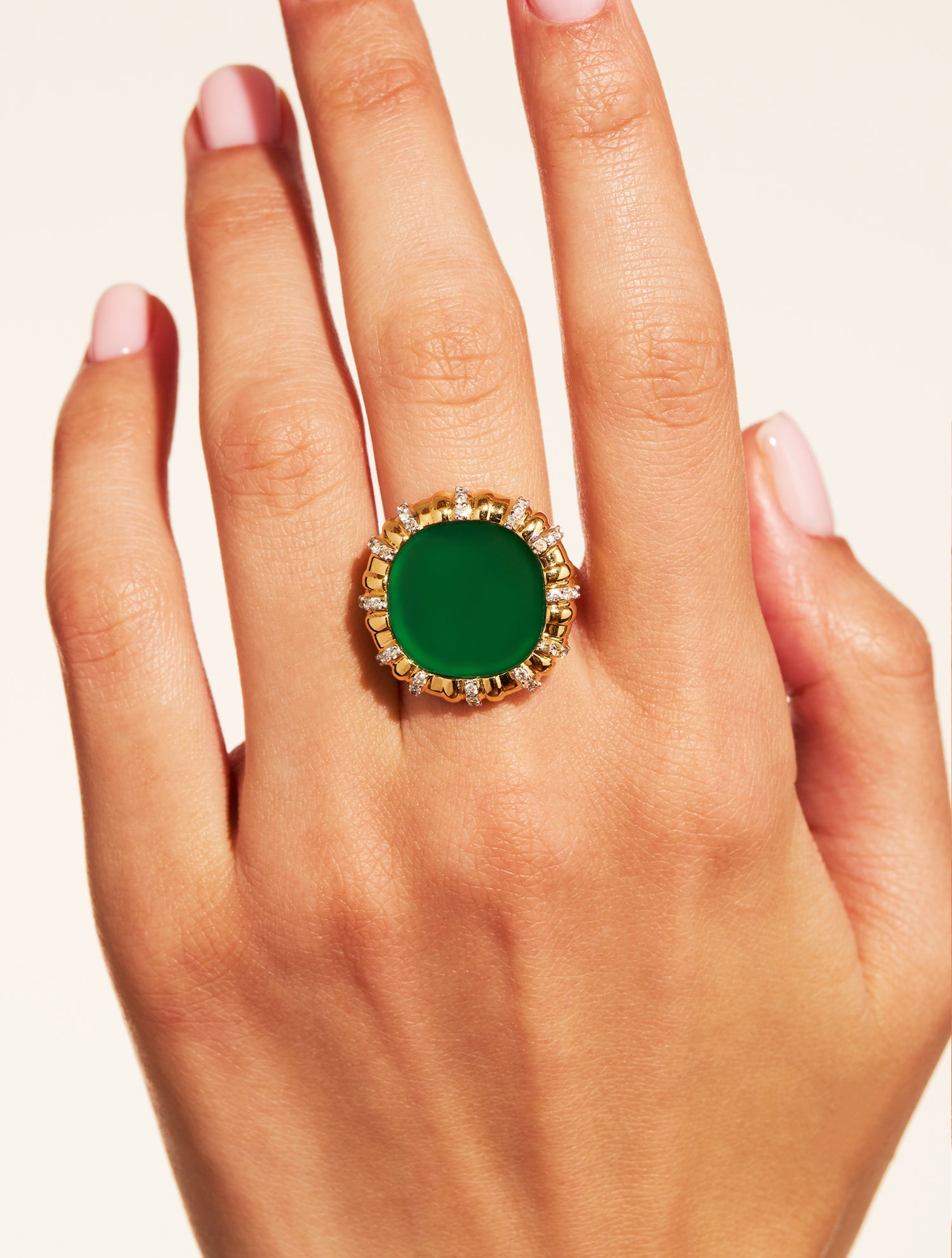 Heritage Ring - Green Onyx