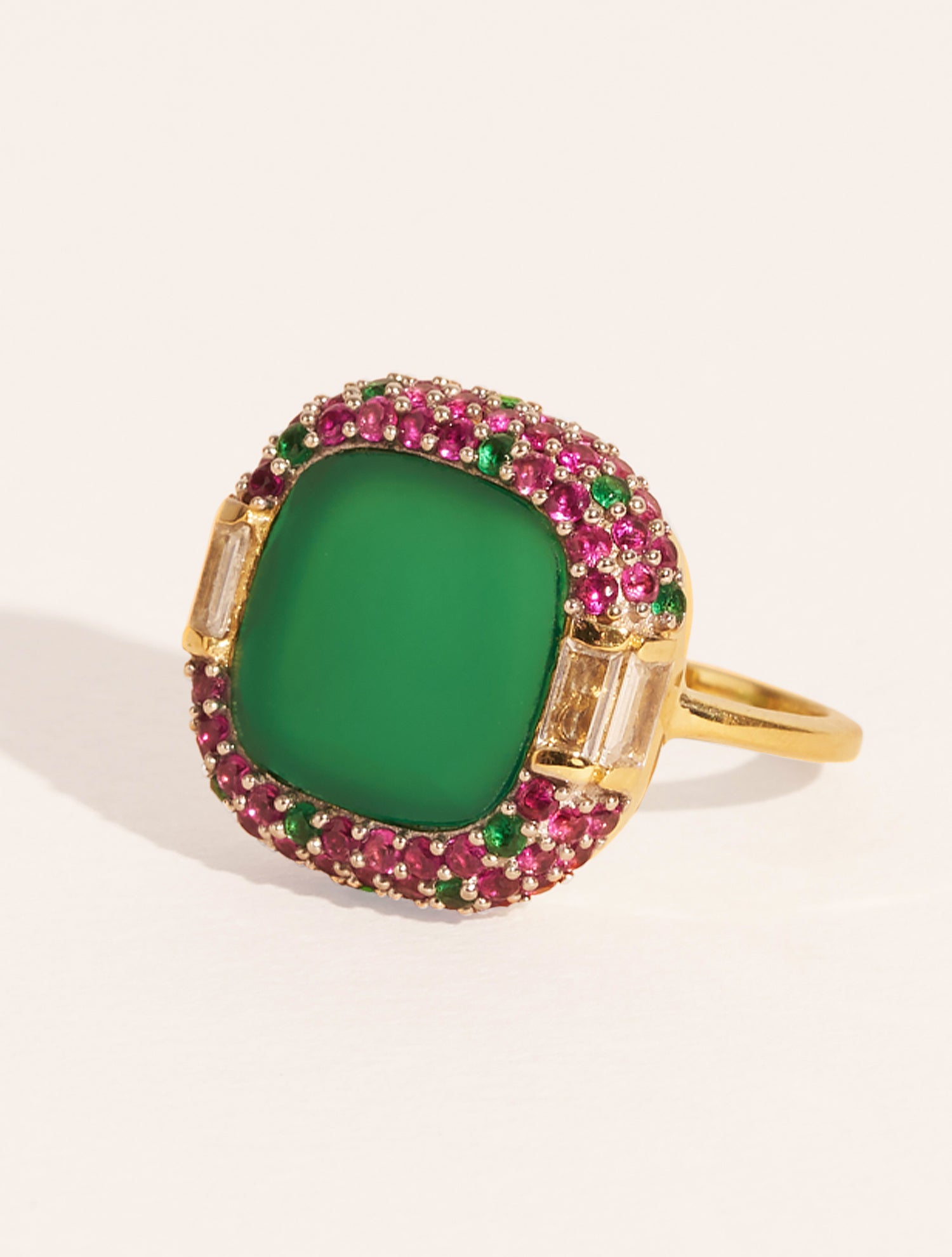 Bague Idylle - Onyx Vert