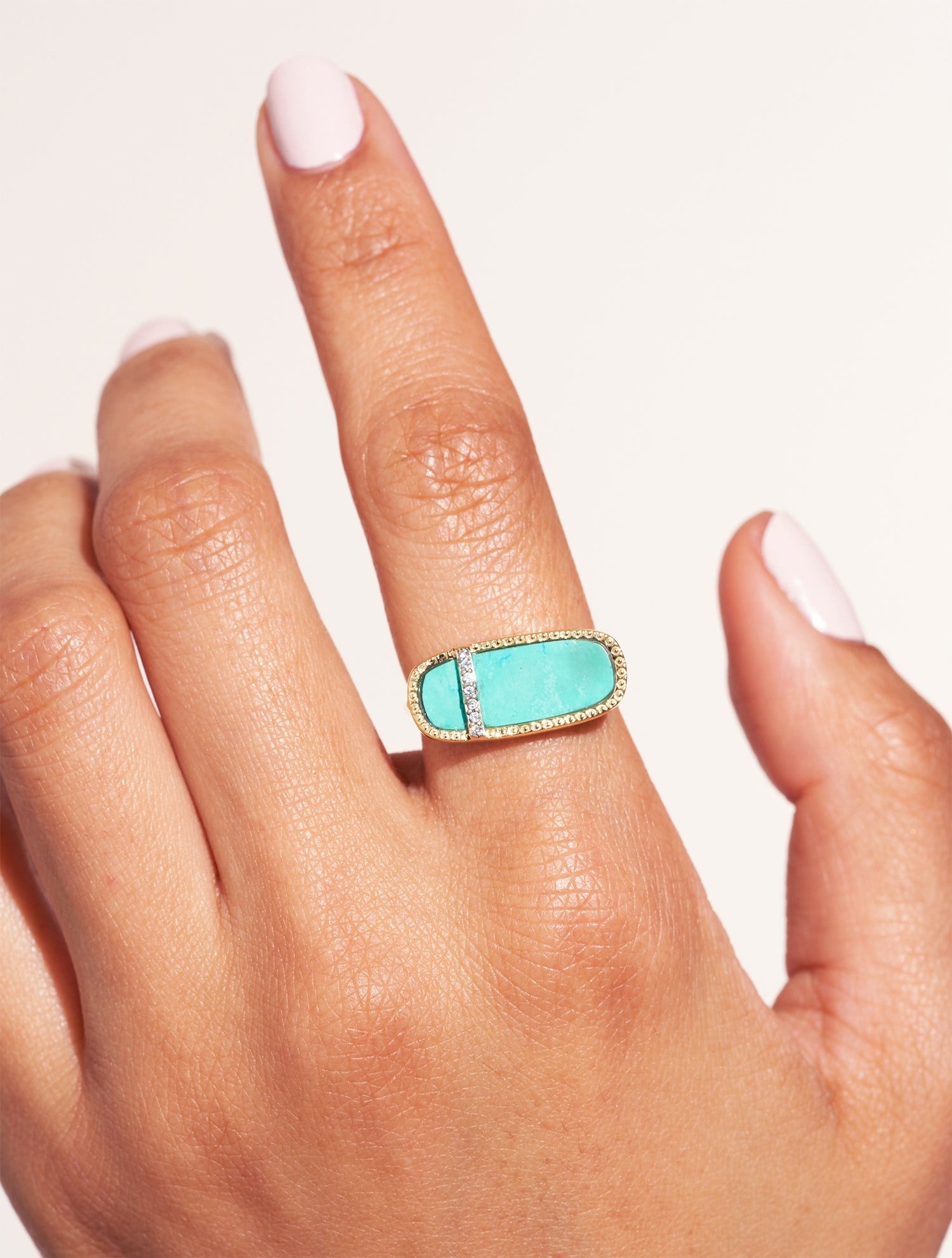 Izy 3 Ring - Turquoise