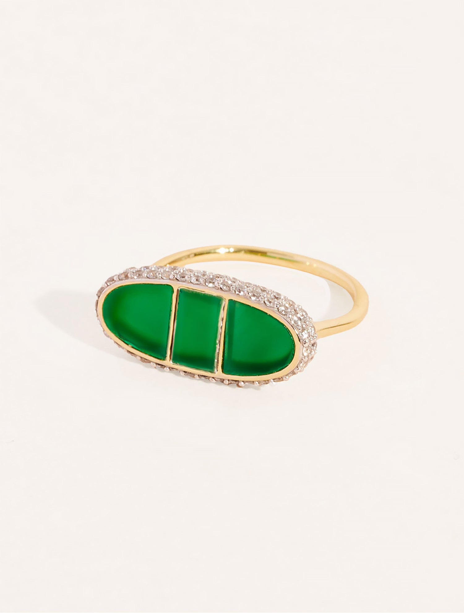 Bague Izy 1 - Onyx Vert