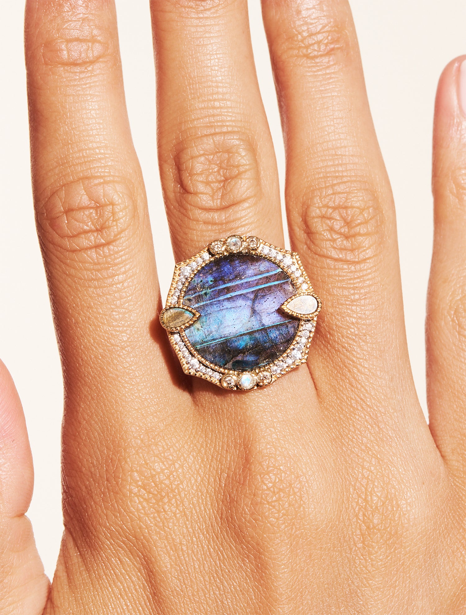 Bague Janih - Labradorite