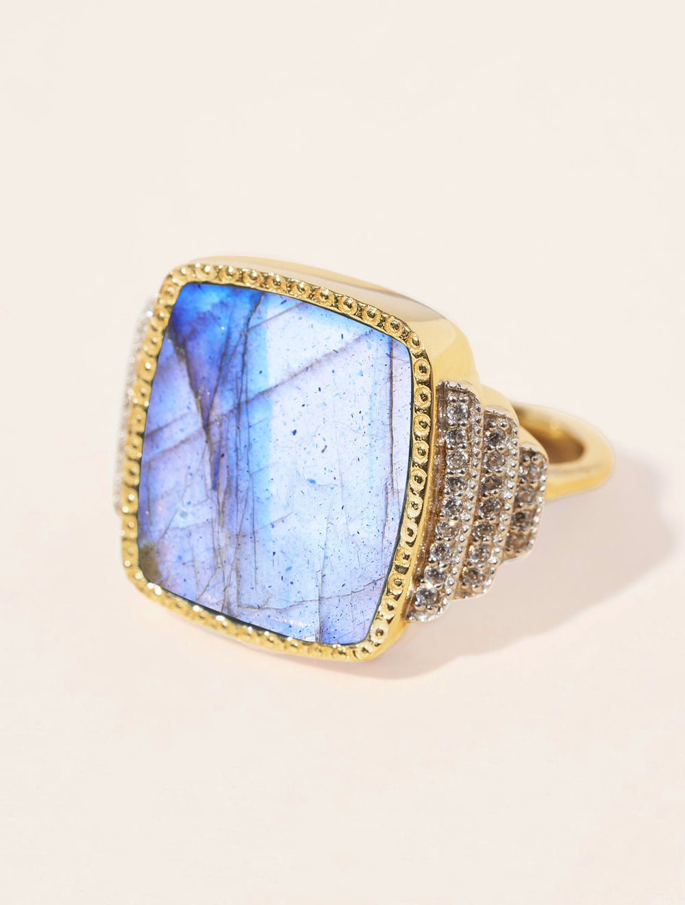 Bague Kara - Labradorite