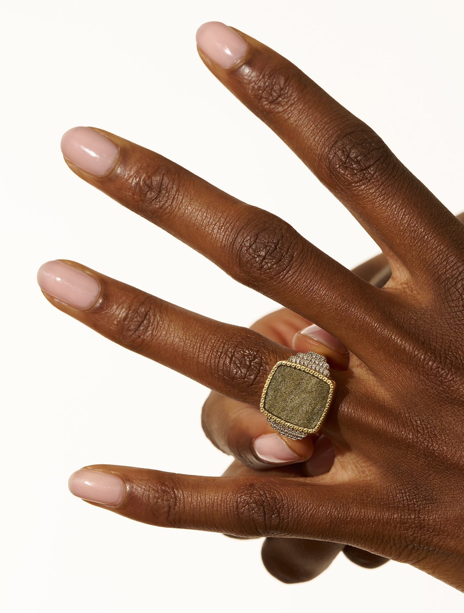 Kara Ring - Golden Obsidian