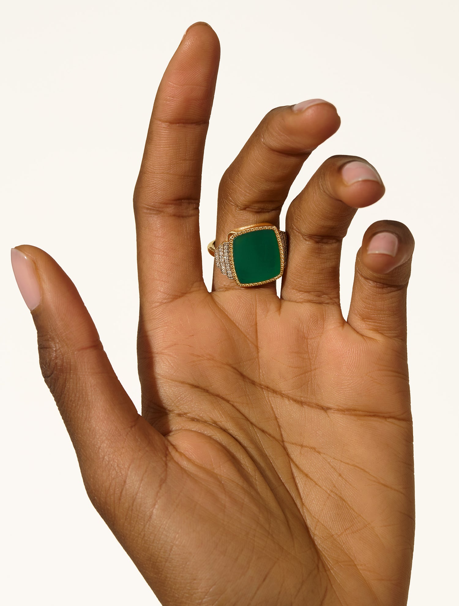 Bague Kara - Onyx Vert