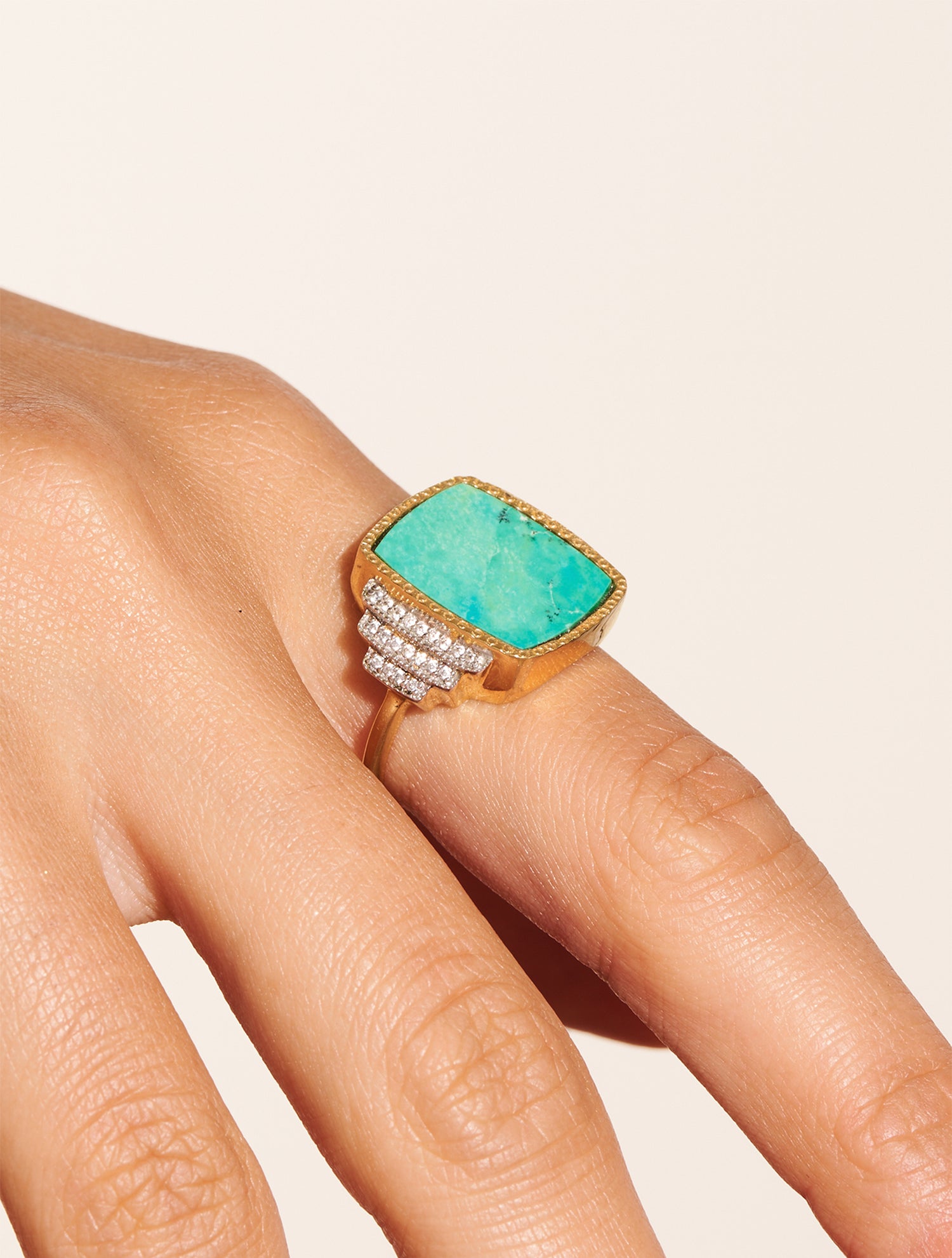 Bague Kara - Turquoise