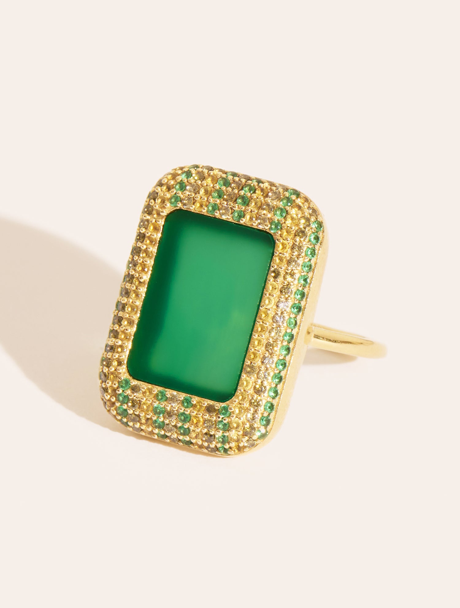 Bague Karma - Onyx Vert